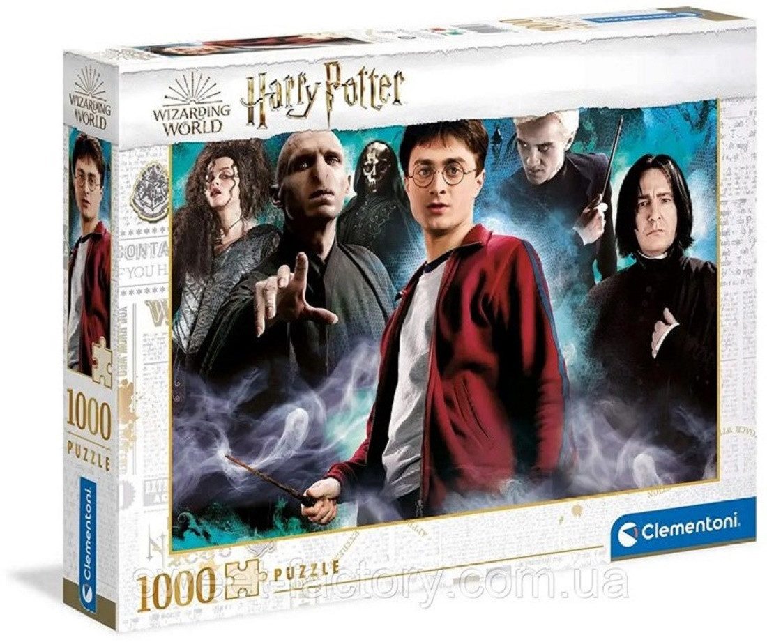 Clementoni® Пазлы Harry Potter Пазлы 1000 Teile Erwachsenenpuzzle Familie Geschenkidee, 1000 Пазлыteile, 1 x Пазлы Geschenk für Mädchen Jungen Kinder Пазлы