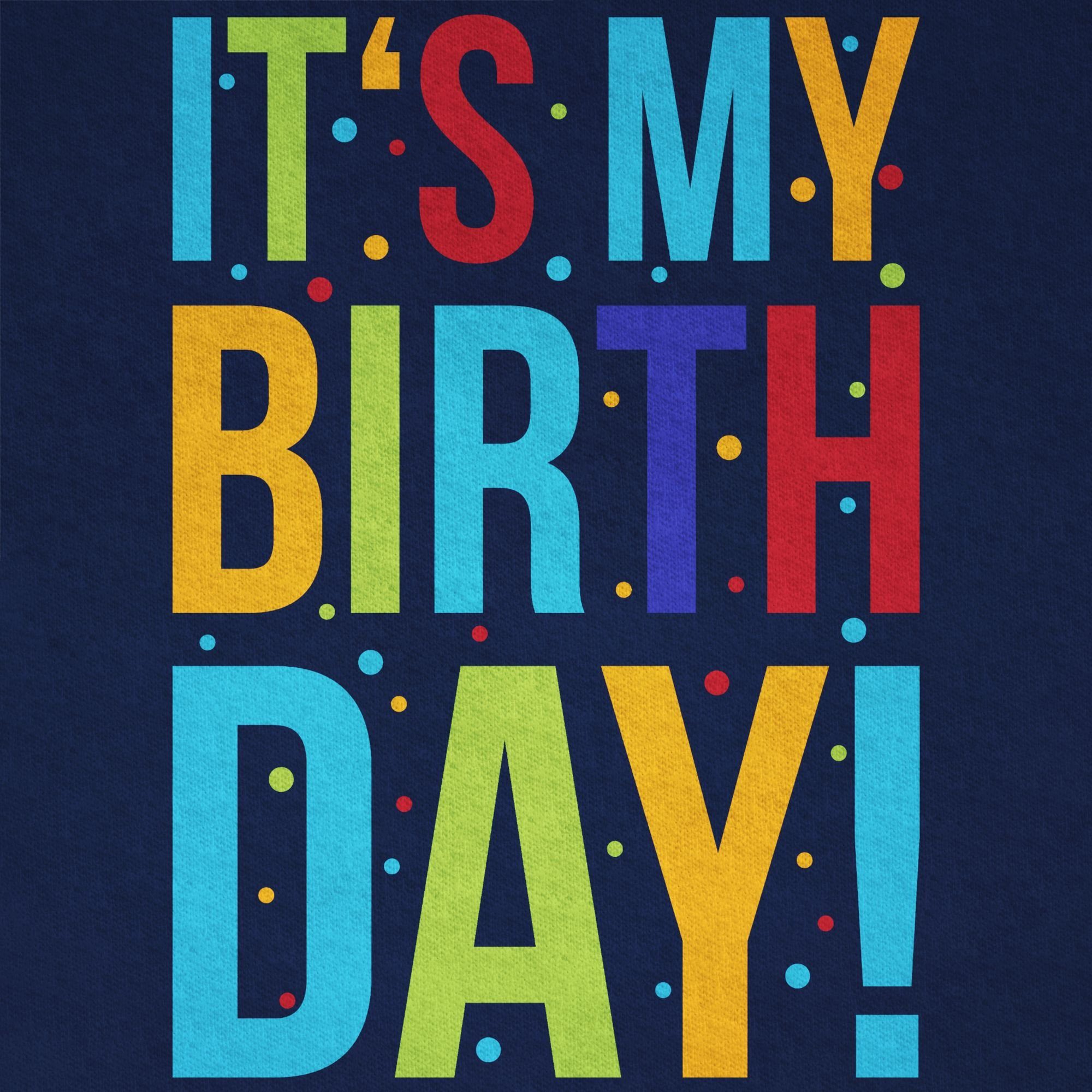 my Dunkelblau T-Shirt Geschenk It's Kinder Geburtstag Birthday! 2 Shirtracer
