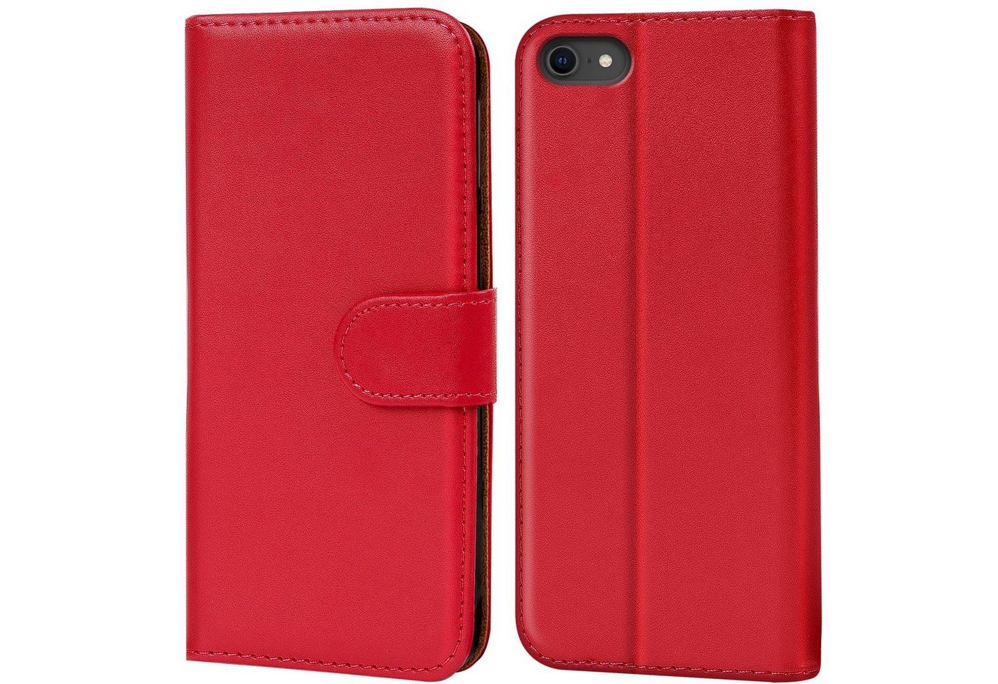 CoolGadget Handyhülle Book Case Handy Tasche für Apple iPhone SE 2022 / 2020 4,7 Zoll, Hülle Klapphülle Flip Cover für iPhone 3. Gen. Schutzhülle stoßfest