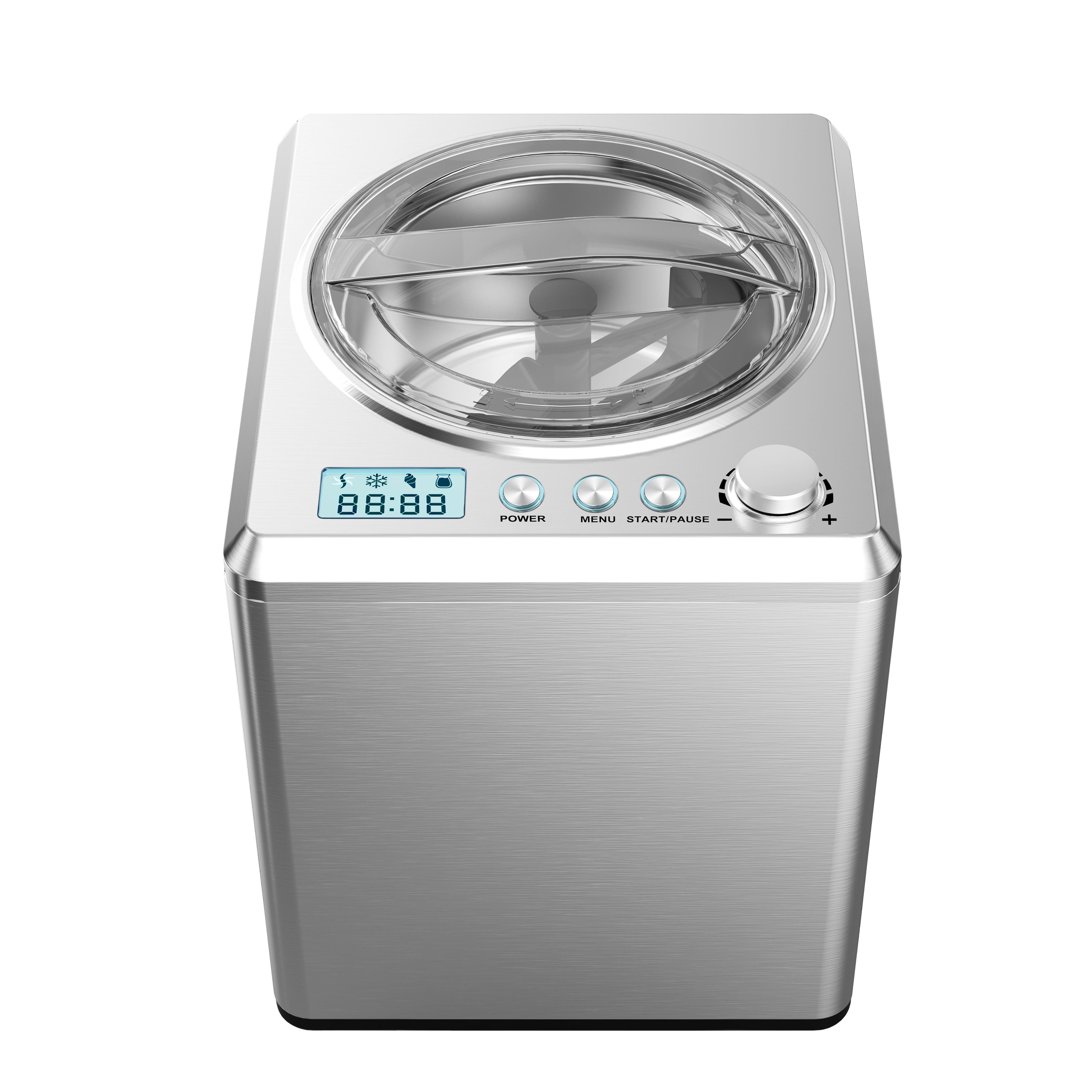 MELISSA Sous-Vide Garer 16310193, Kompressor, Keep-Cold-Funktion, Eisproduktion in unter 60 Minuten