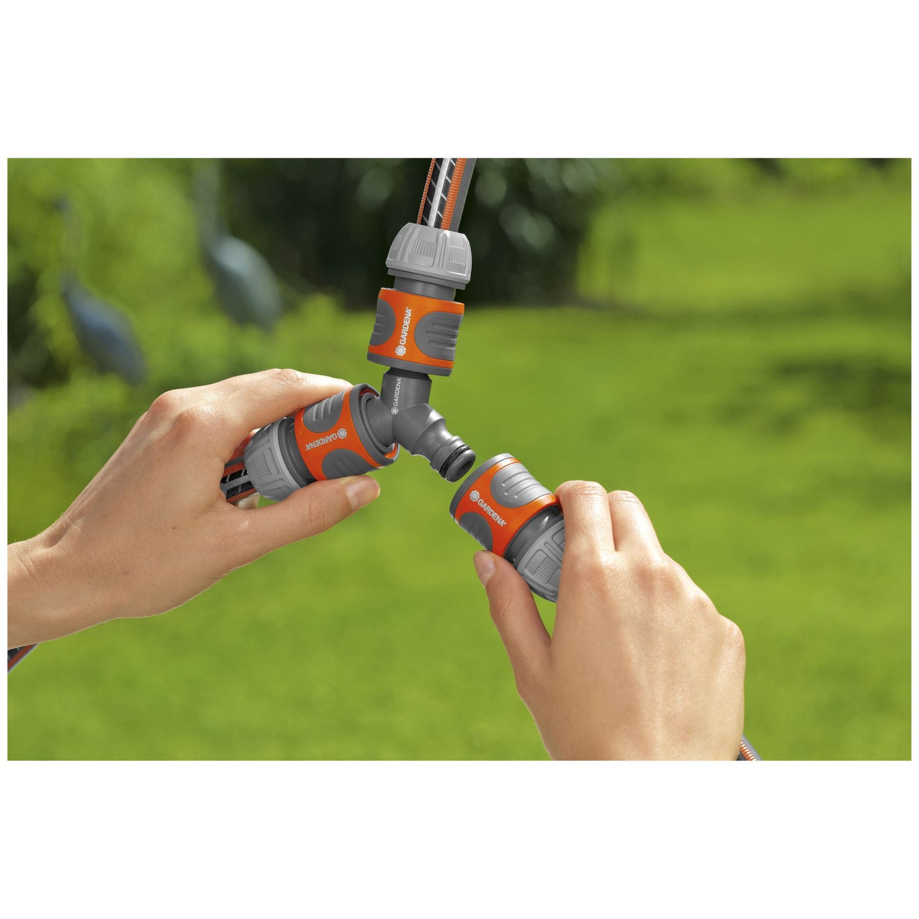 GARDENA Bewässerungssystem GARDENA Schnellkupplung Y-Verteiler 18287-20, 13