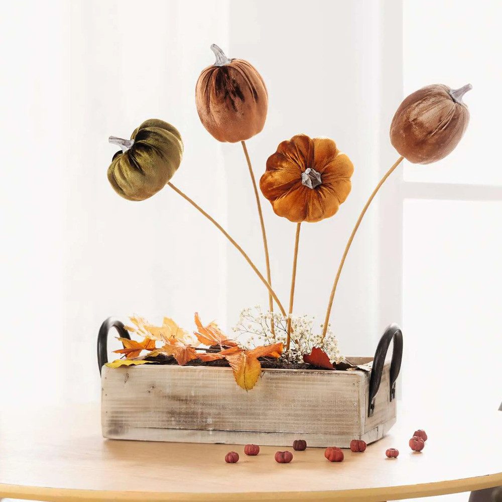 Home-trends24.de Dekofigur Kürbis Kürbisse Stecker Herbst günstig online kaufen