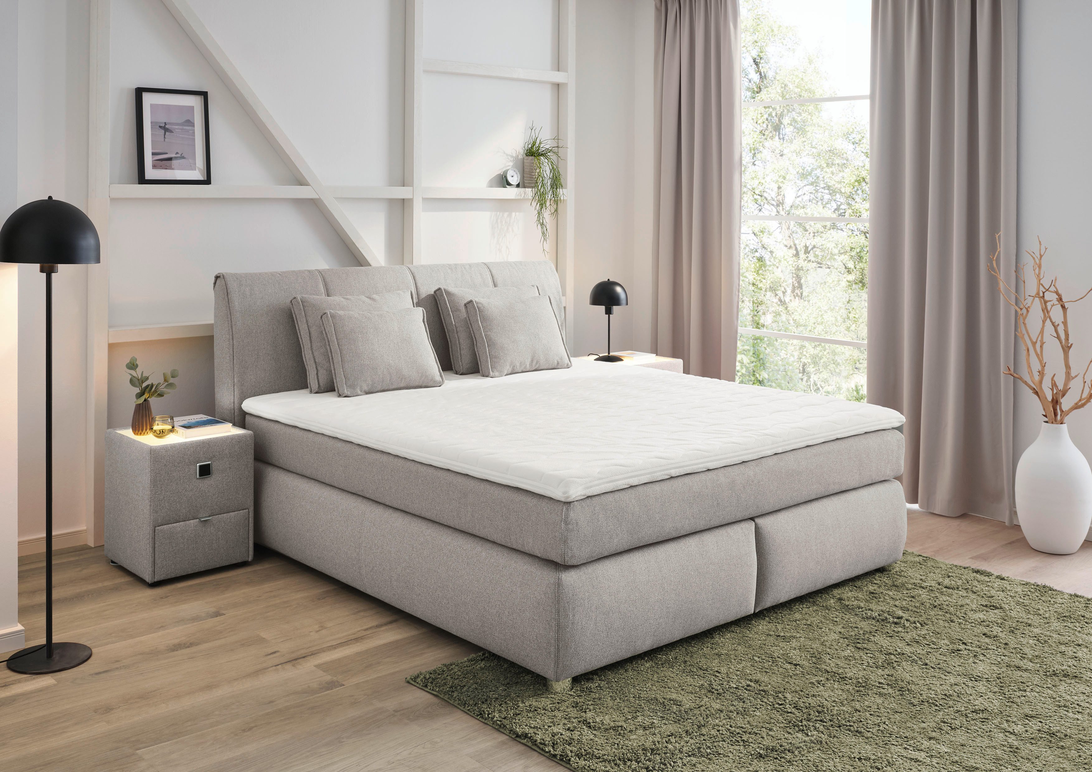 Boxspringbett "Carla", OTTOs Choice! Topseller, wahlweise mit oder ohne Bettkasten