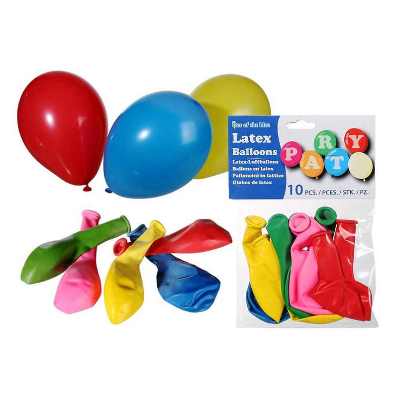 Out of the Blue Luftballon Party Luftballons bunt (10 Stück)