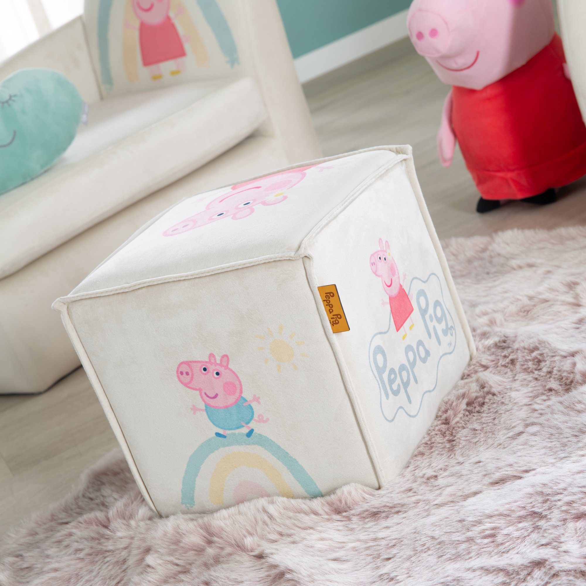 roba® Kinderhocker Peppa Pig, bequemer Hocker günstig online kaufen