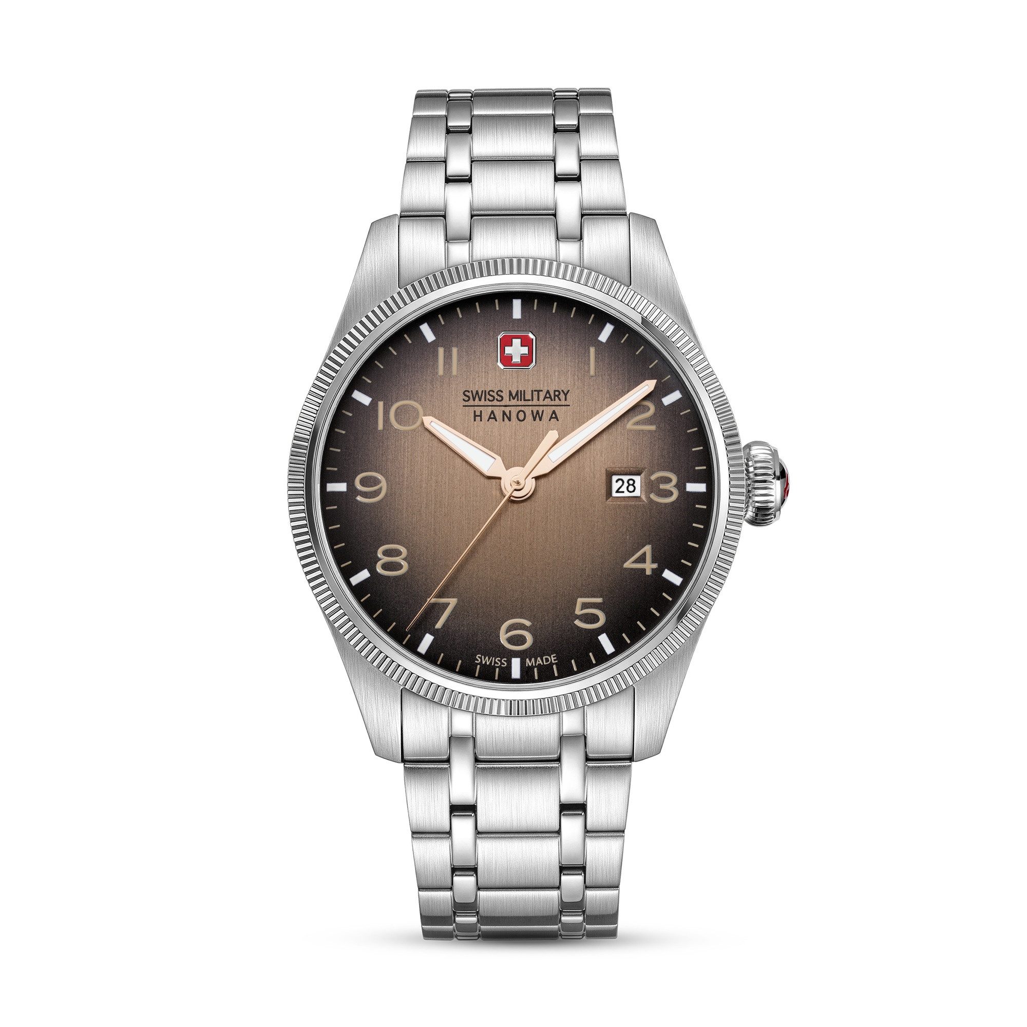 Swiss Military Hanowa Quarzuhr Quarzuhr Herrenuhr 43 mm Quarz Herren SMWGH0000807