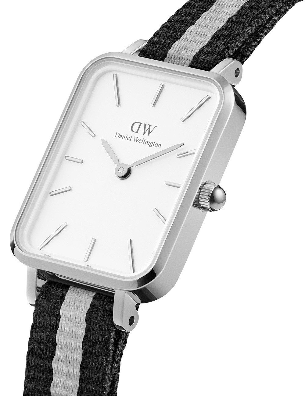 Daniel Wellington Quarzuhr Daniel Wellington DW00100676 Damenuhr Nako Yabuki x DW: Quadro Charcoa Daniel Wellington DW00100676 Damenuhr Nako Yabuki x DW: Quadro Charcoal 26mm 3ATM