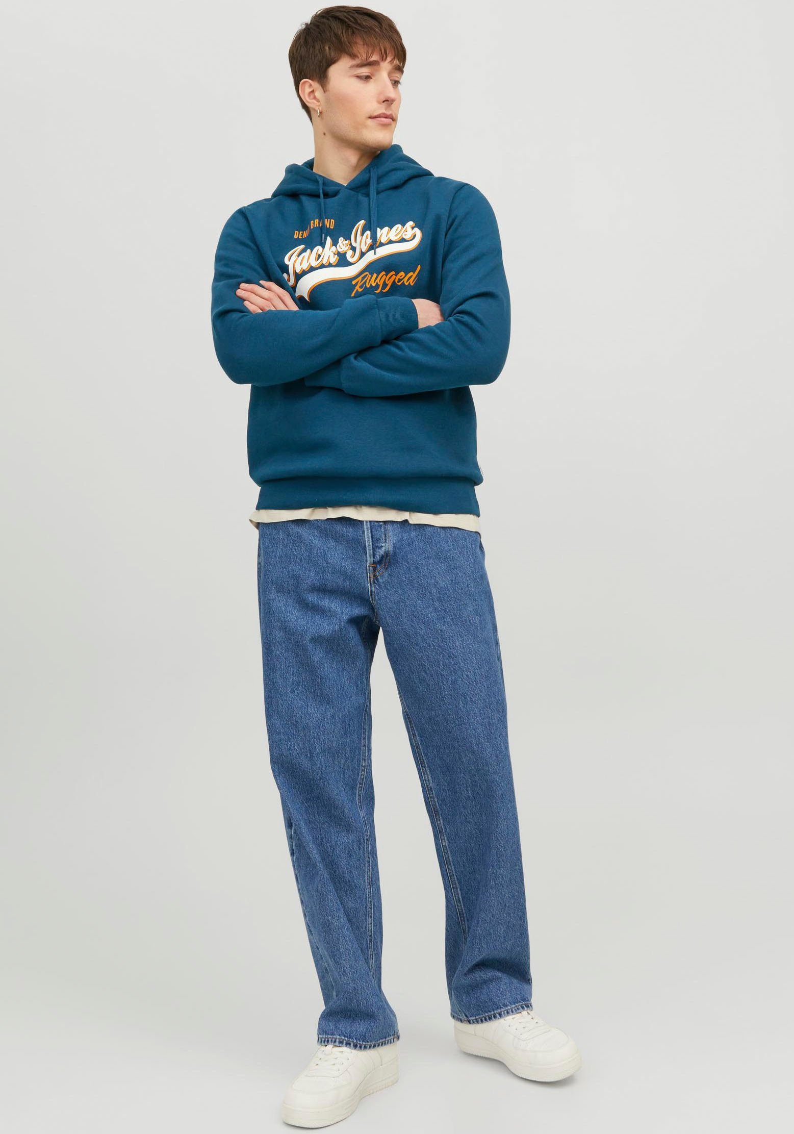 JJELOGO Kapuzensweatshirt SWEAT Blue 2 HOOD COL Sailor NOOS Jones & Jack 23/24