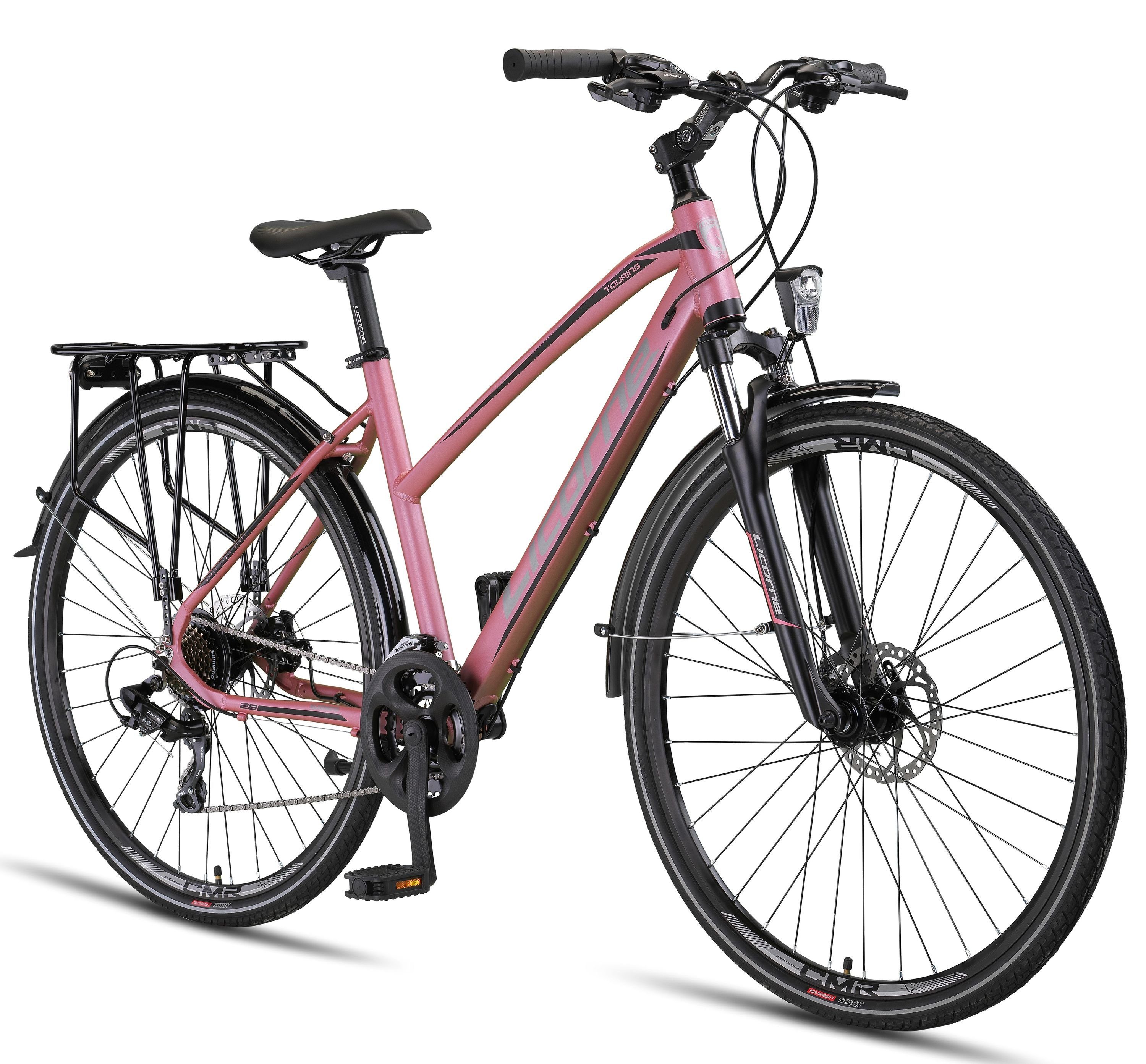 Licorne Bike Trekkingrad »Licorne Bike Premium Touring Trekking Bike in 28  Zoll - Fahrrad für Jungen, Mädchen, Damen und Herren - 21 Gang-Schaltung -  Mountainbike - Crossbike«