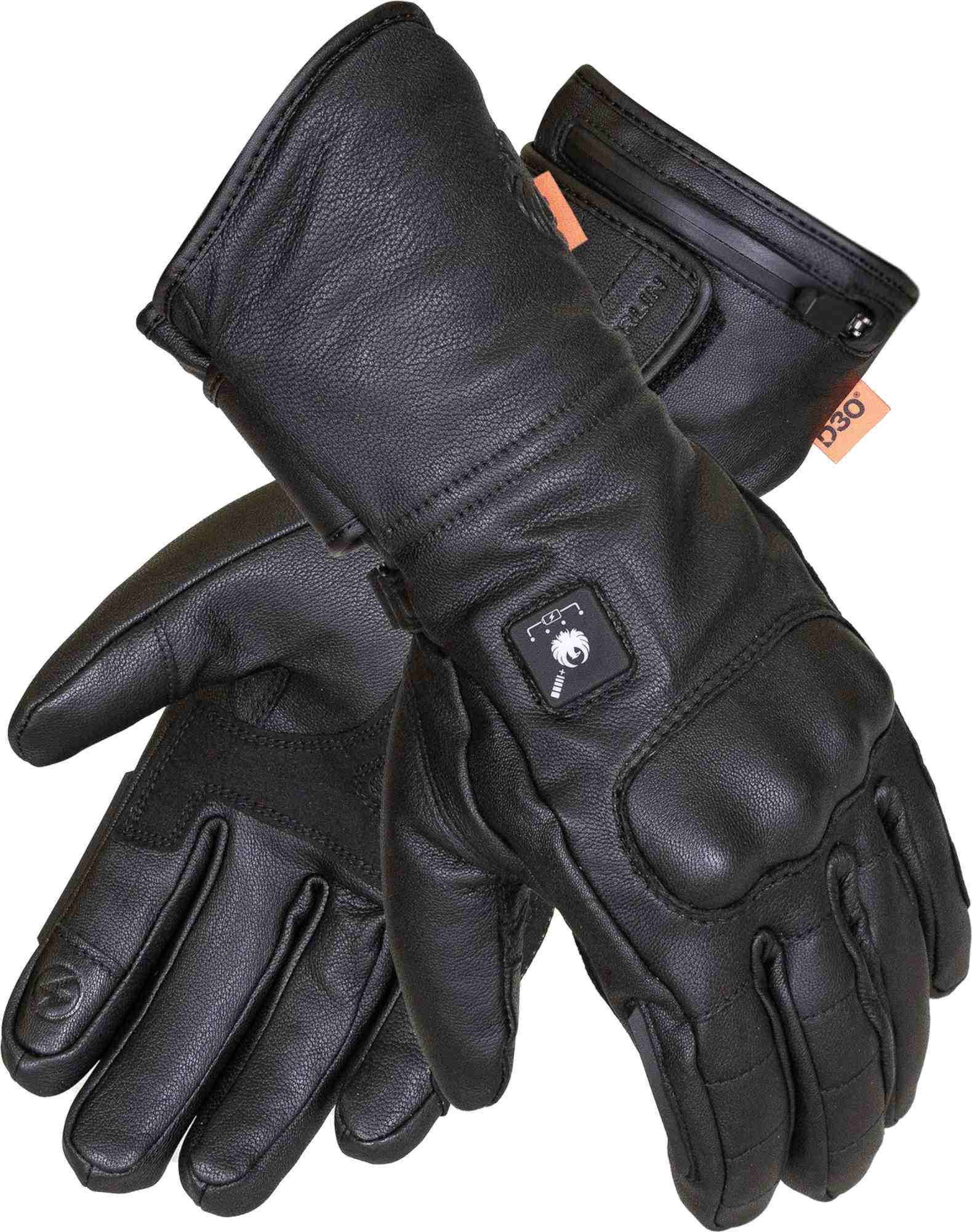 Merlin Motorradhandschuhe Bednell D3O beheizbare wasserdichte Motorrad Рукавички beheizbar,lange Stulpe,Touchscreenbedienung möglich,wasserdicht