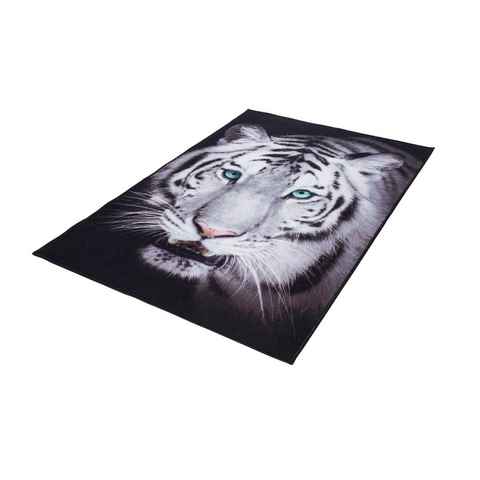 Teppich Weißer Tiger, Andiamo, rechteckig, Höhe: 4 mm, Wohnzimmer