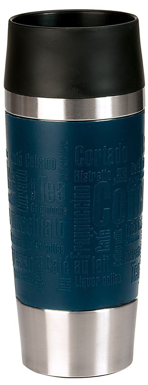 Emsa Термокружка Travel Mug, Edelstahl, Edelstahl, 360°Trinköffnung, 4h heiß/8h kalt, 360 ml