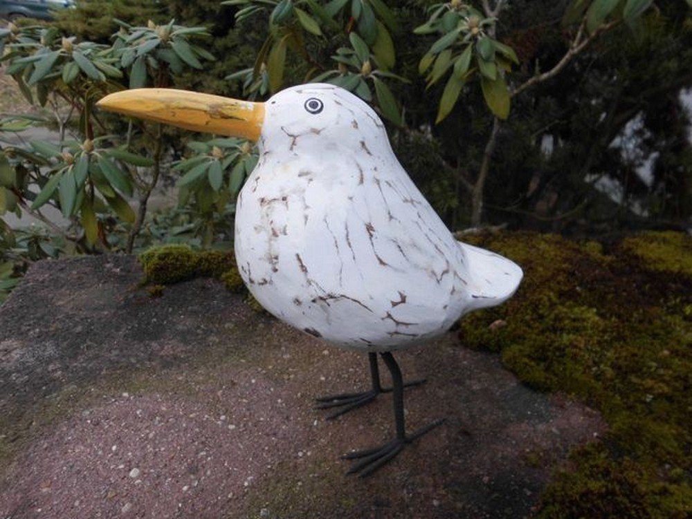 Deko-Impression Tierfigur Freche, witzige Möwe gerade blickend Statue marit günstig online kaufen