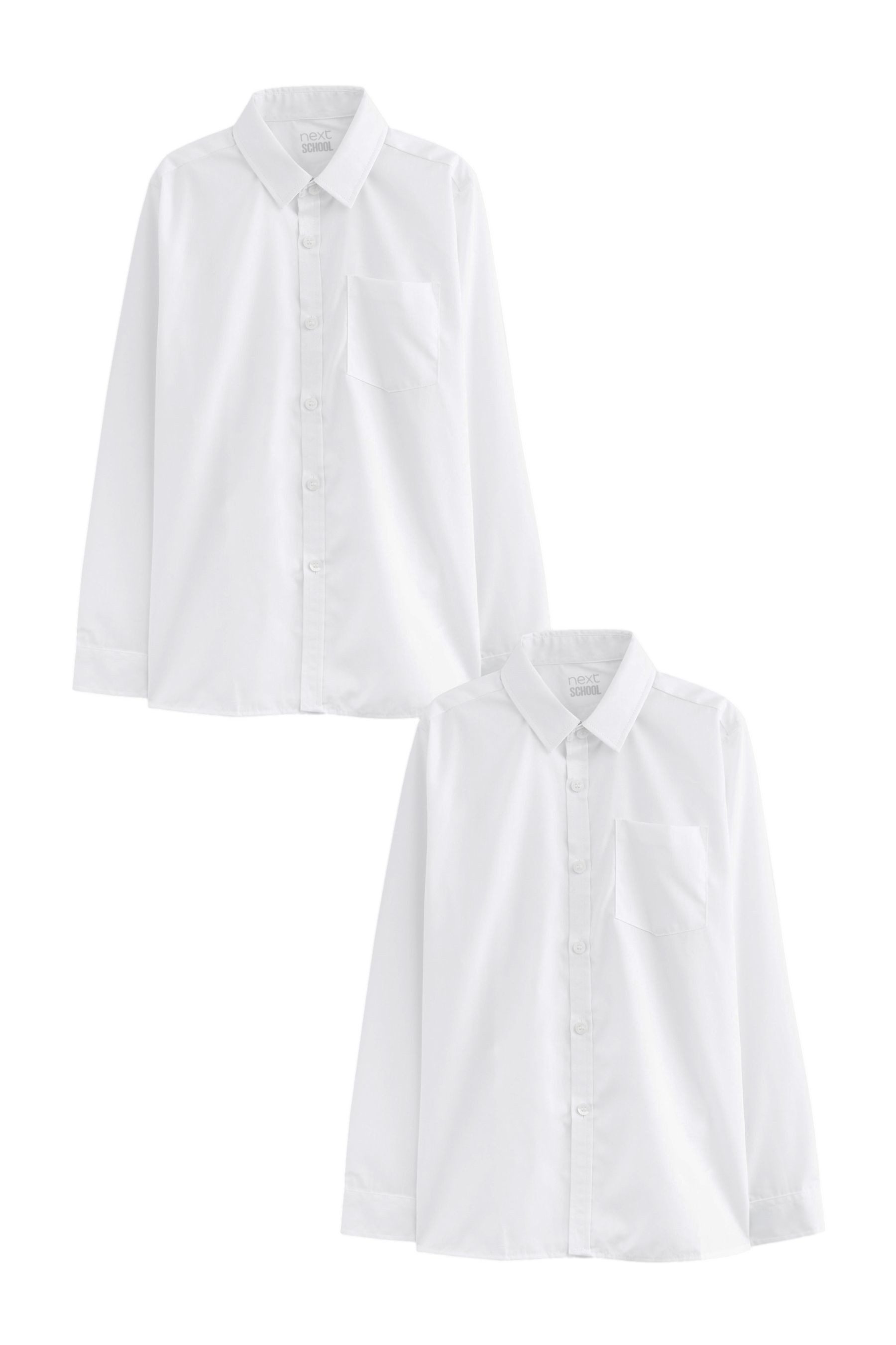 Next Langarmhemd Langarmhemden (3-17 Jahre), Standard, 2er-Pack (2-tlg)