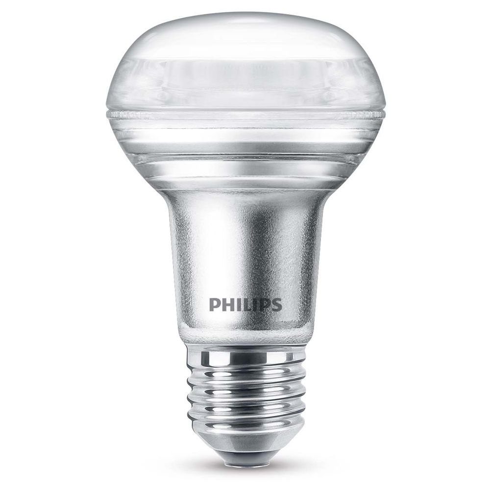 Philips Philips LED E27 R63 Birne 3W = 40W Glas 36° 210lm Warmweiß 2700K LED-Leuchtmittel,  E27