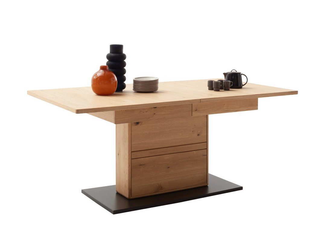 Esstisch Esstisch Freeport, ausziehbar, 180 (230)x100, Ast-/ Balkeneiche