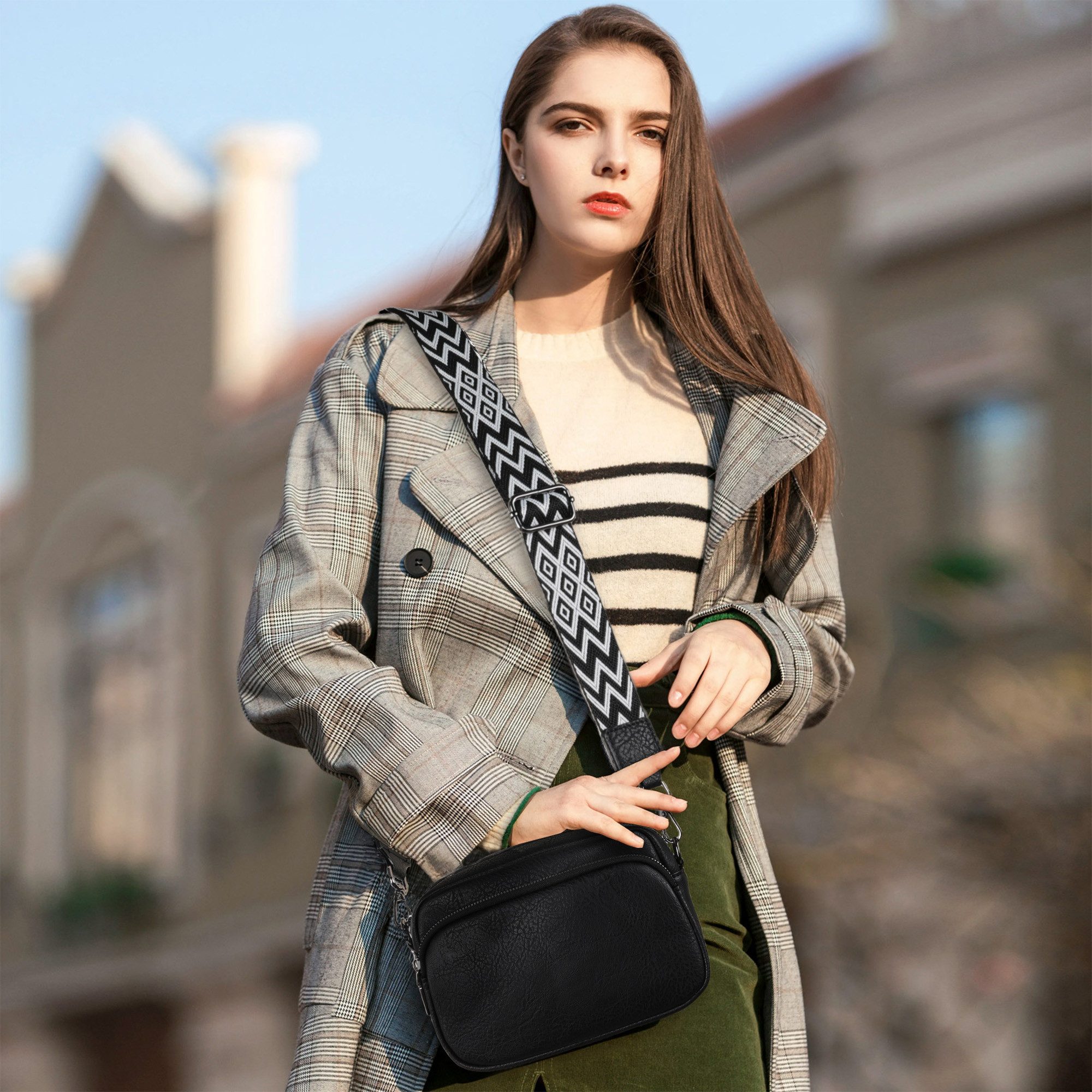 TAN.TOMI Umhängetasche Damen Handy Umhängetasche Echtes Crossbody Bag Damen günstig online kaufen