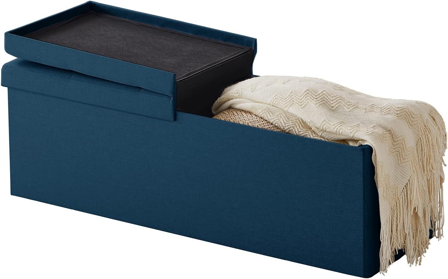 Zedelmaier Sitzbank 114cm mit Stauraum, Sitztruhe,faltbar Aufbewahrungsbox, günstig online kaufen