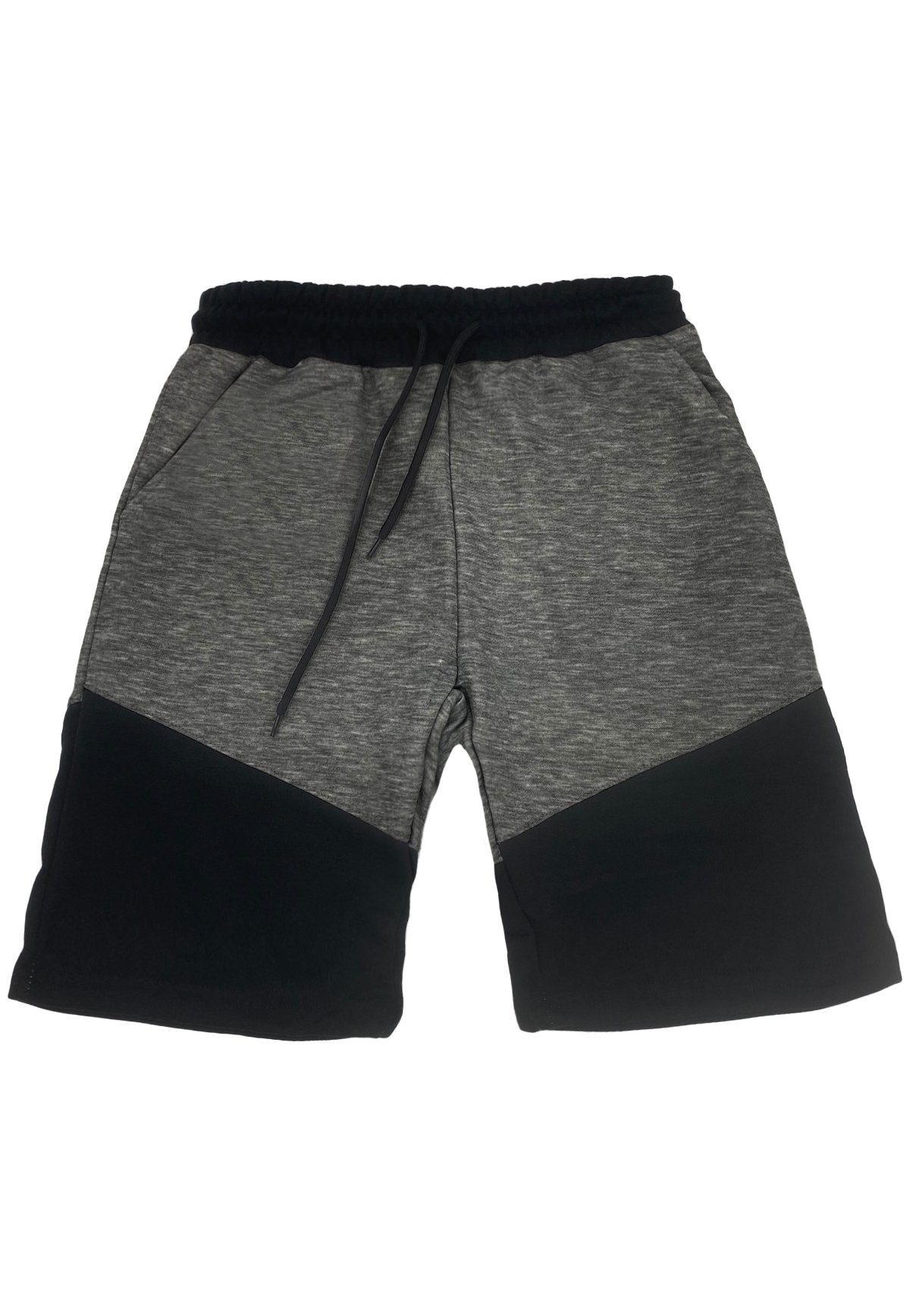 Sport Sweatshorts Sweat in Basic (1-tlg) Kurze Shorts FORBEST 4128 Dunkelgrau