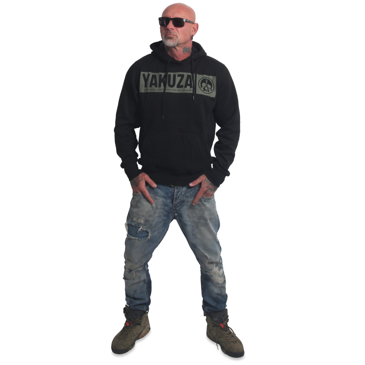 YAKUZA Hoodie Basic Bleak