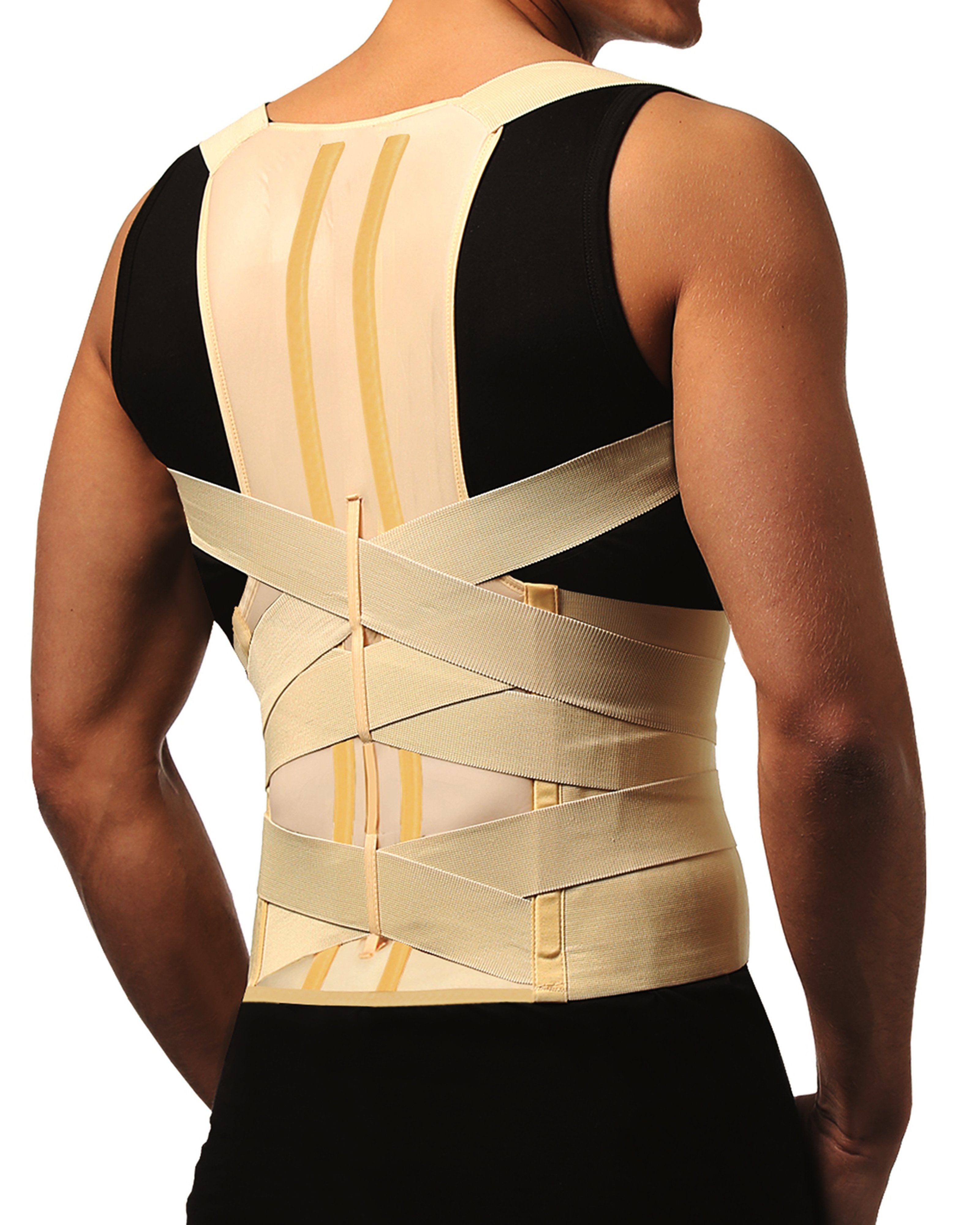 Tonus Elast Rückenbandage Rückenstütze Geradehalter Stütze Orthese Rücken-Halter  Korrektor 0109-01