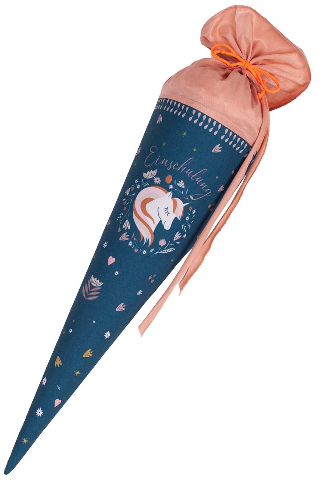 coopz Schultüte Einhorn Nr. 1 70 cm Textil Handmade Personalisierung möglich – Bild 2 von 5