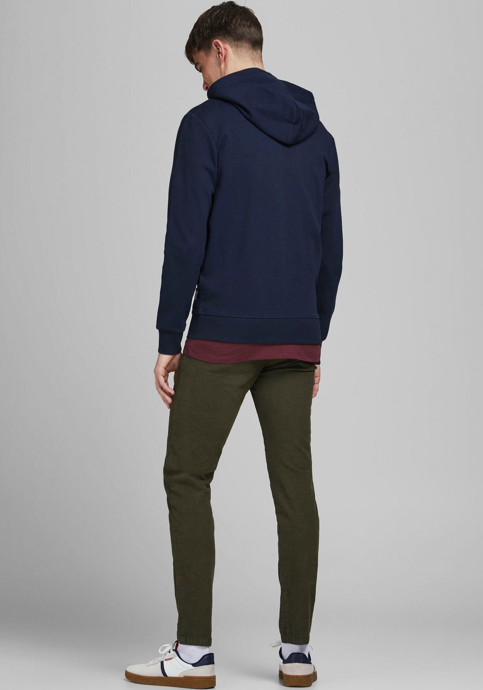 Jack & Jones Kapuzensweatjacke BASIC SWEAT günstig online kaufen