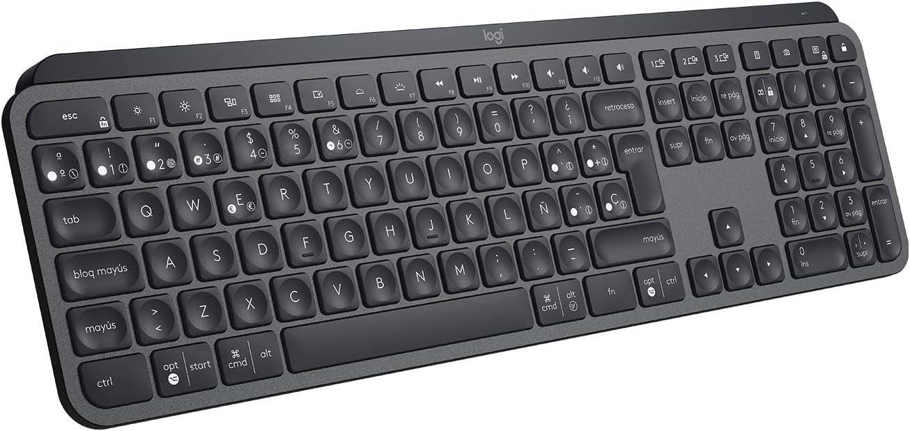 Logitech Logitech MX Keys Kabellose Tastatur QWERTY-Layout Spanisch Tastatur