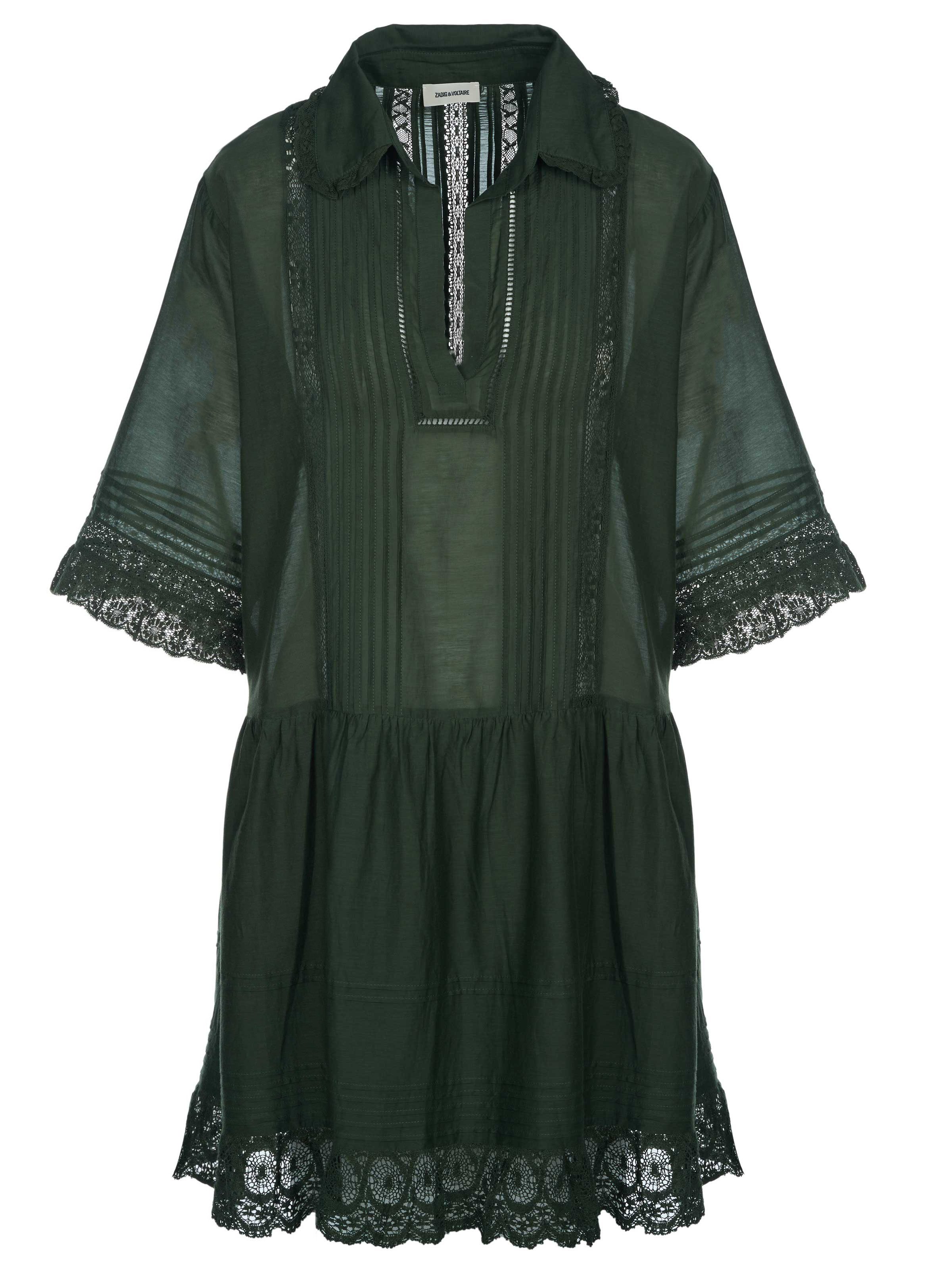 ZADIG & VOLTAIRE Minikleid Zadig & Voltaire ROSEA TOMBOY Kleid khaki günstig online kaufen