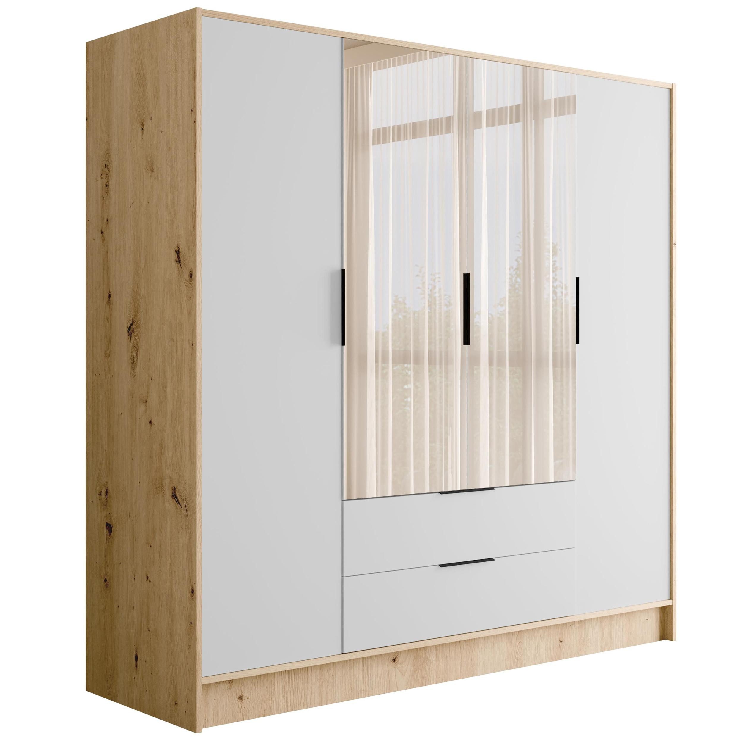 ALTDECOR Drehtürenschrank KOLIN (Kleiderschrank Garderobenschrank mit viel günstig online kaufen