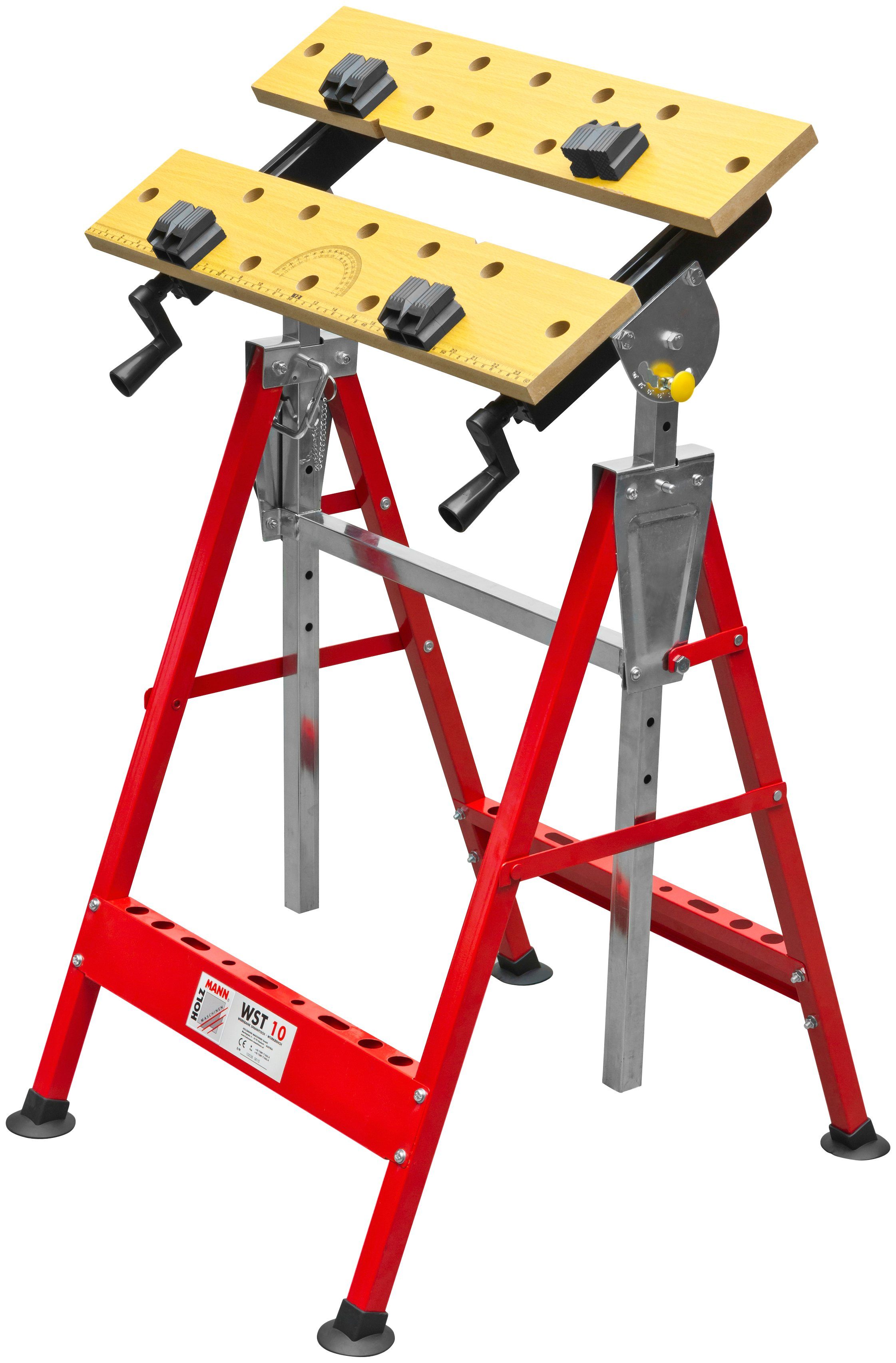 Holzmann Werkbank WST10, Höhe/Länge: 84,5-124x60,5 cm günstig online kaufen