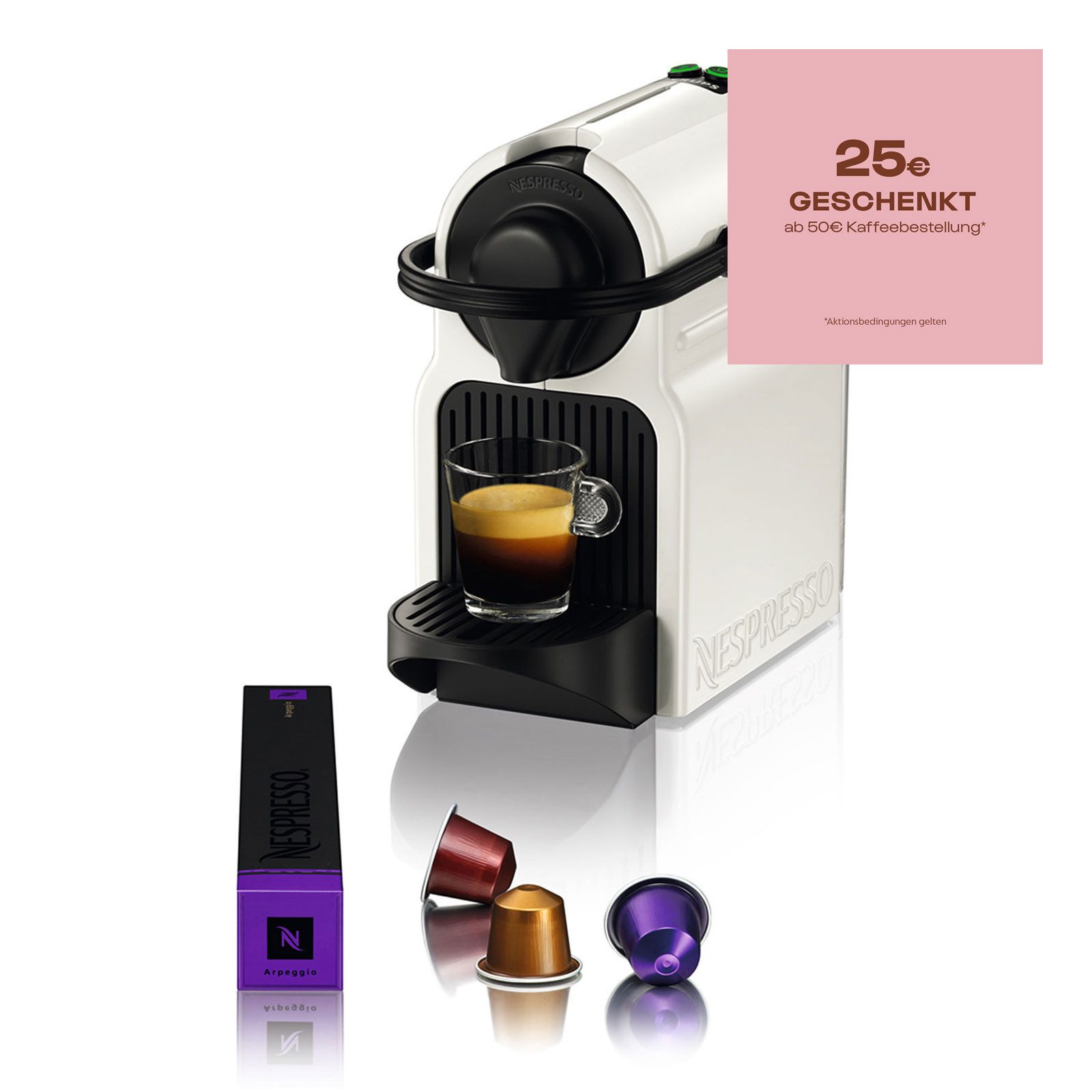 Krups Kapselmaschine Nespresso Kapselmaschine, Inissia XN1001