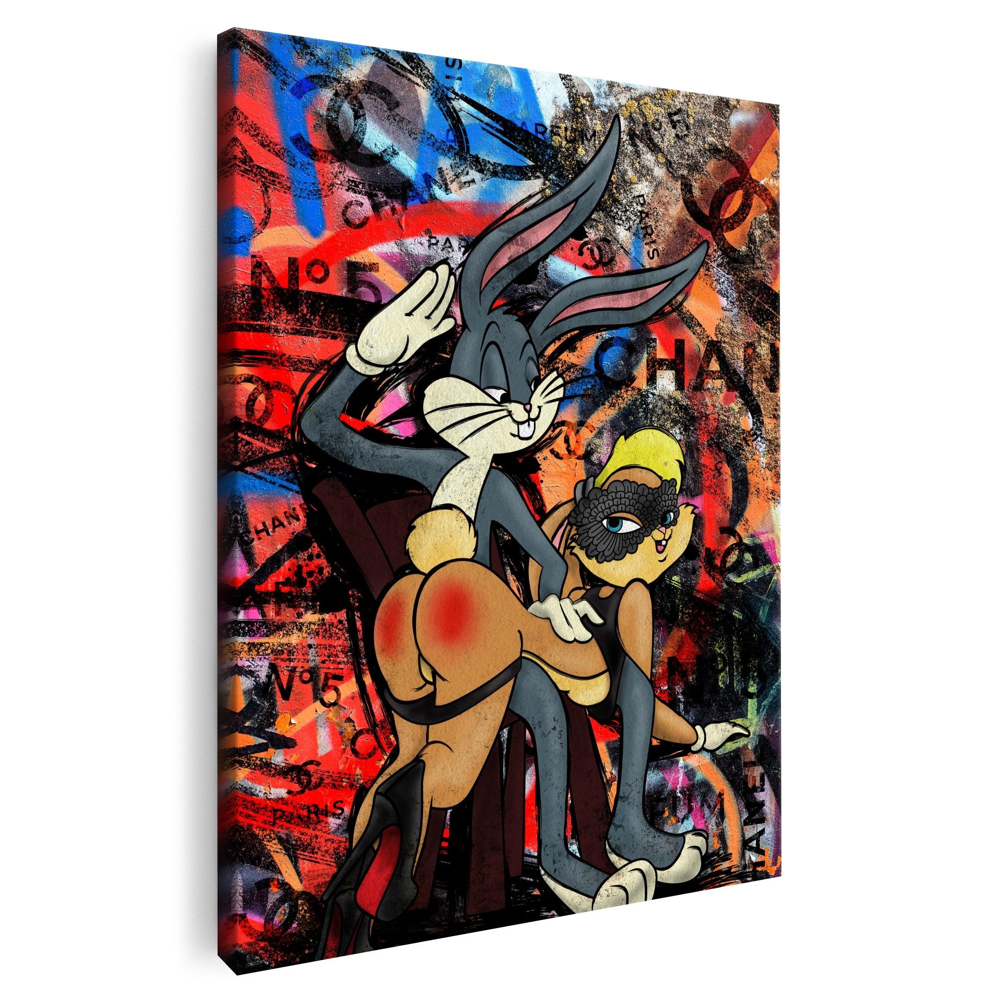 Artmazing Leinwandbild 50 Shades of Bunny, günstig online kaufen