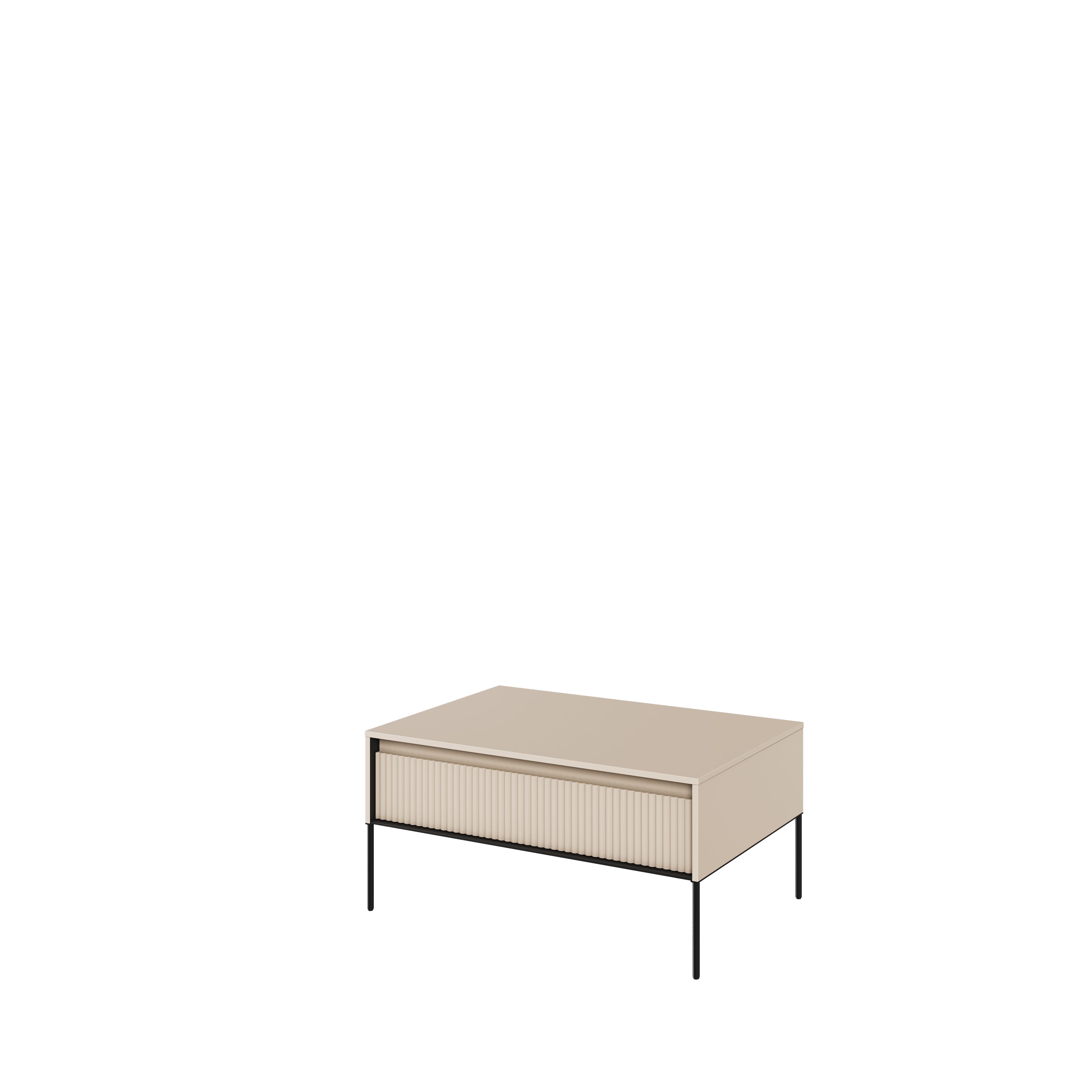 yourhouse24 Couchtisch TREND TR-09 – Modernes Design mit Rillenfront, Metal günstig online kaufen