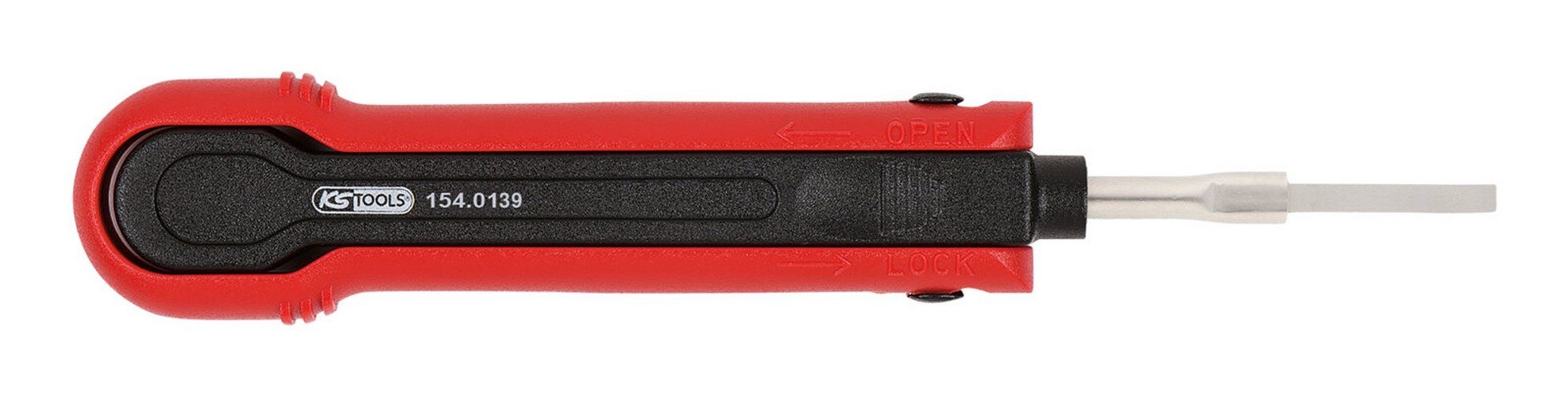 KS Tools Montagewerkzeug, L: 15.1 cm, Entriegelungswerkzeug für Gehäuse, universal