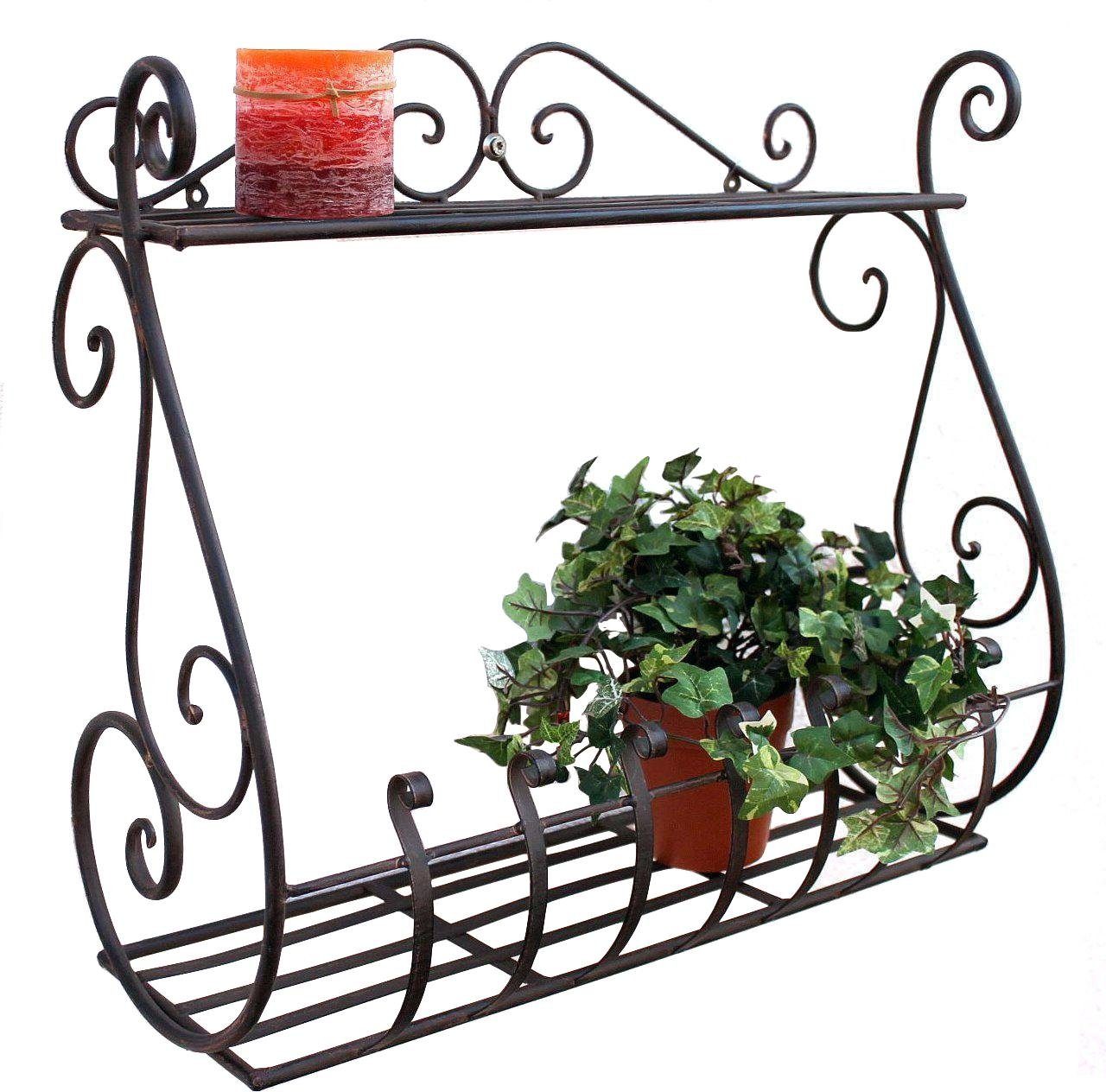 DanDiBo Blumenkastenhalter Wandblumenhalter Metall Schwarz 50 günstig online kaufen