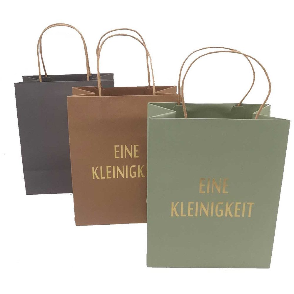 MICA Geschenkbox Geschenktasche - Eine Kleinigkeit - ca. 20 x 11 x 25 cm - 1 Stück