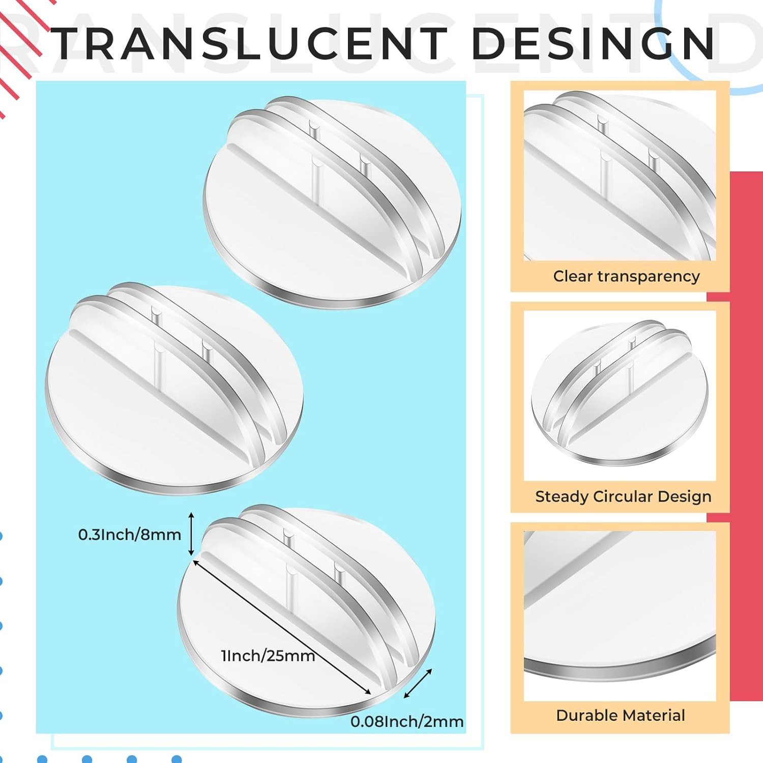 Heyork Tischkartenhalter 20 Stück Kartenständer Tischkartenhalter für Speisekarten Etiketten