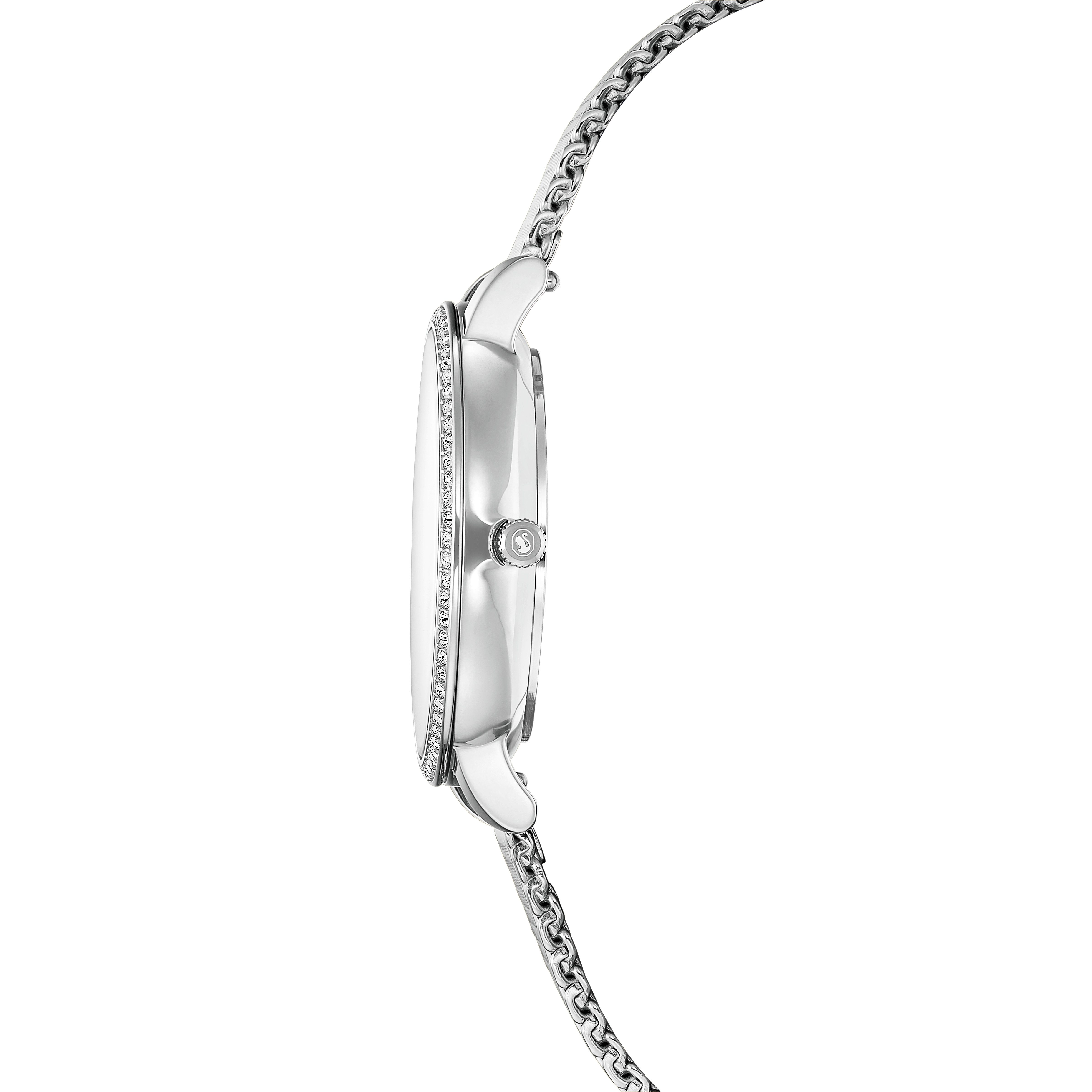 Swarovski Quarzuhr CLARICA 5740971, Armbanduhr, Damenuhr, Swiss Made, Edelstahlarmband, analog