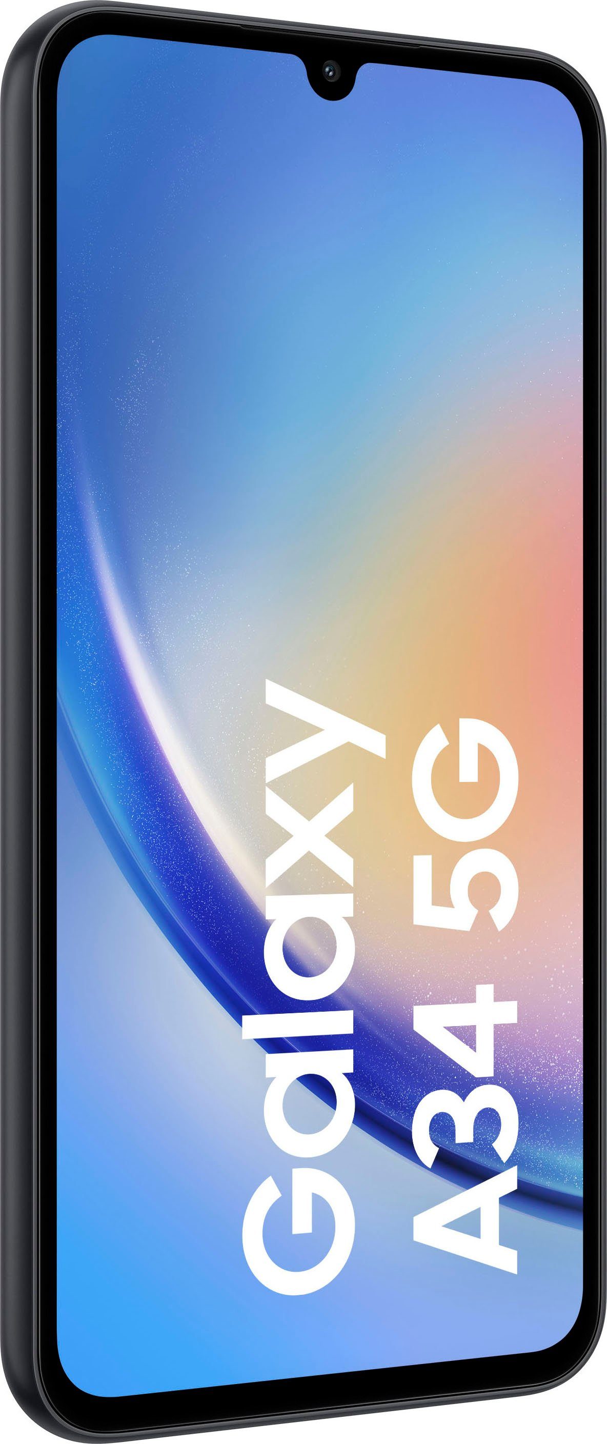Zoll, 5G 256GB schwarz Samsung cm/6,6 Smartphone 256 Speicherplatz, GB (16,65 MP A34 48 Galaxy Kamera)