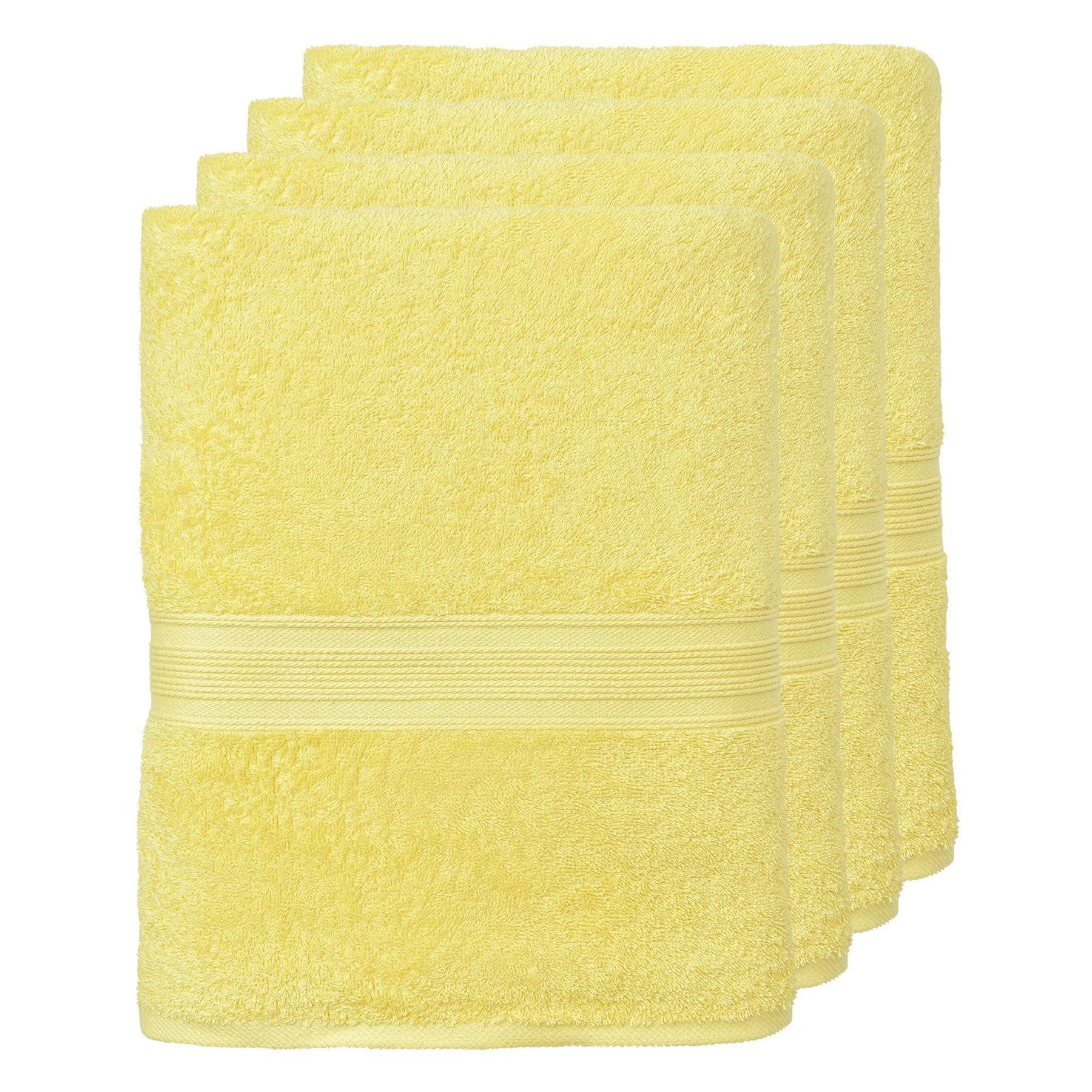 leevitex® Handtücher 4er-Set, 50 × 100 cm, aus 100% Baumwolle, Frottee (Set, 4-St), OEKO-TEX® STANDARD 100 zertifiziert und hochwertig verarbeitet