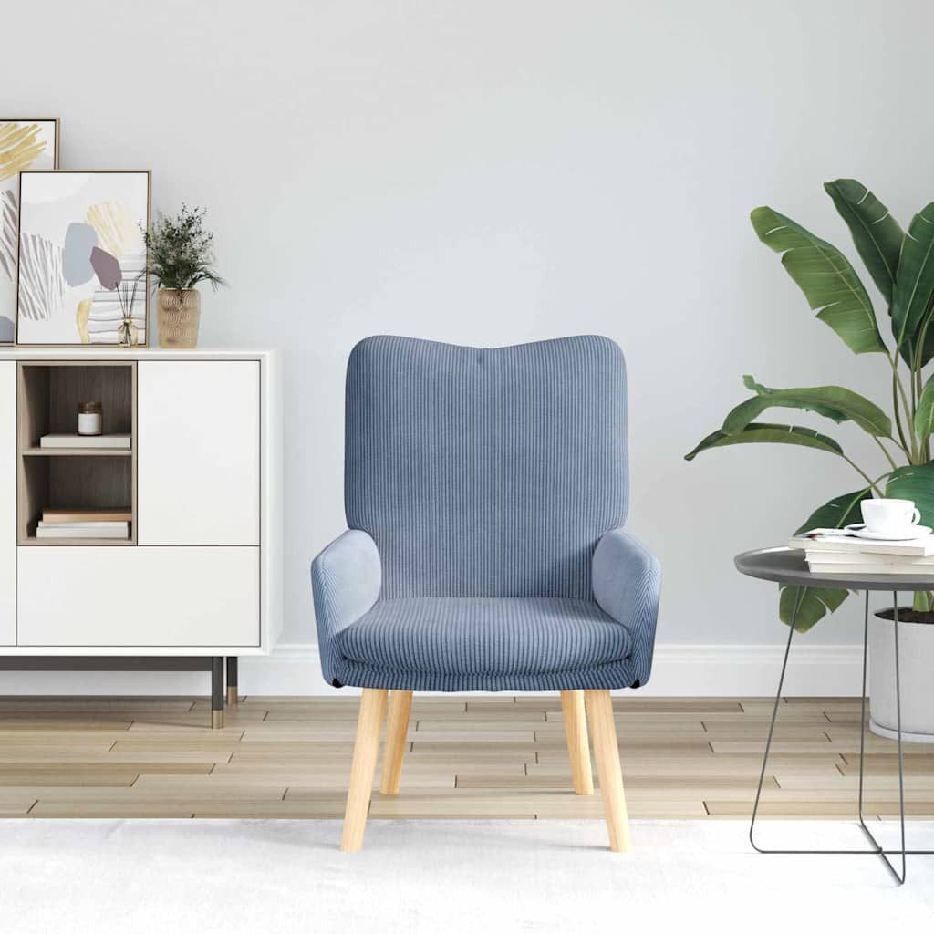 vidaXL Sessel Entspannungsstuhl Blau 63 x günstig online kaufen