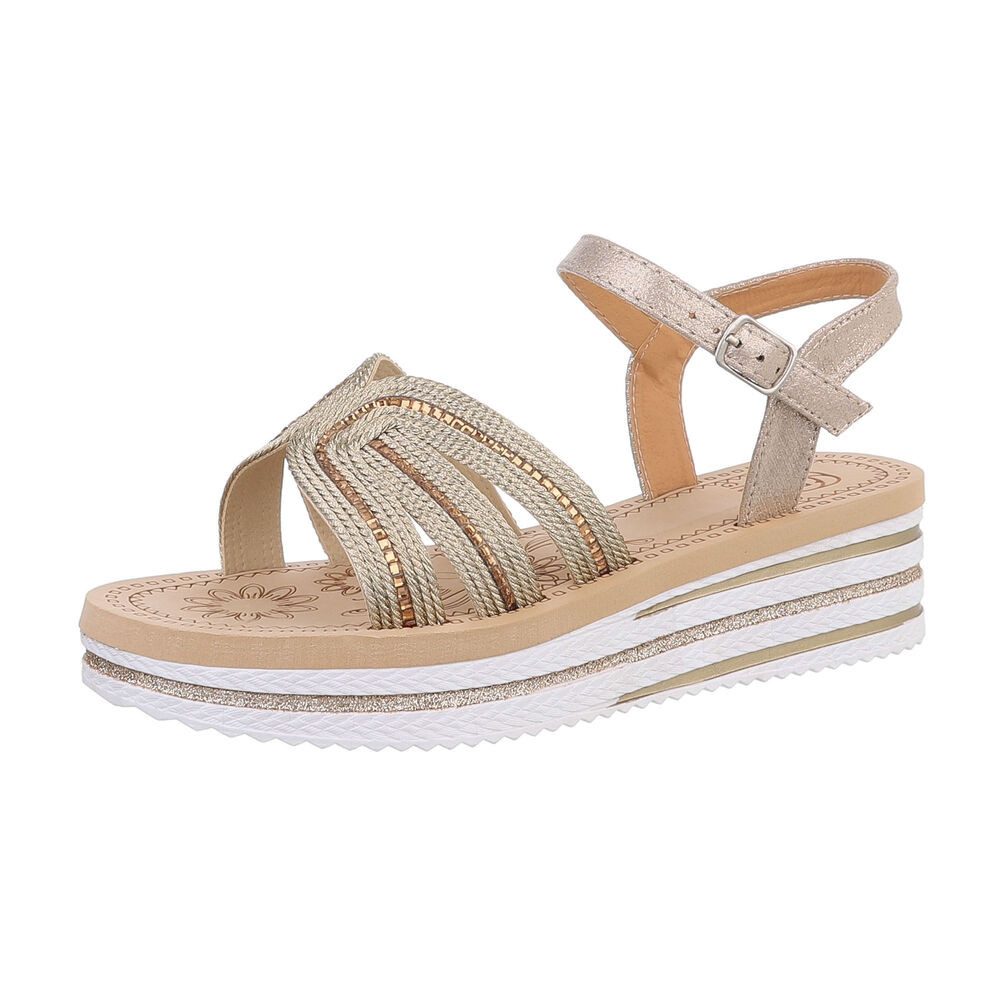 Ital-Design Damen Freizeit Plateausandaletten (86526980) Keilabsatz/Wedge günstig online kaufen
