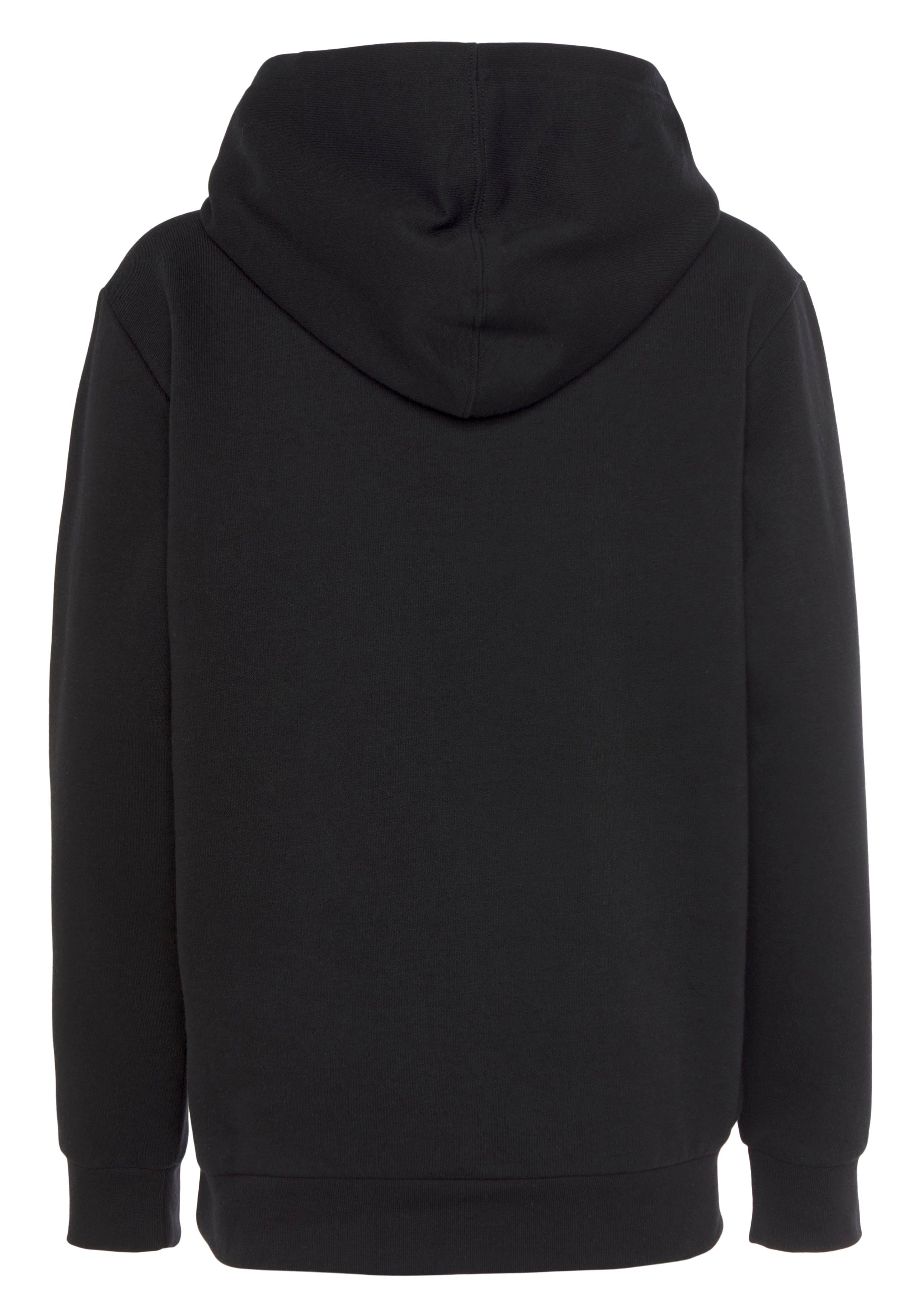 Sweatshirt schwarz Kinder - Hooded Sweatshirt Basic für Champion