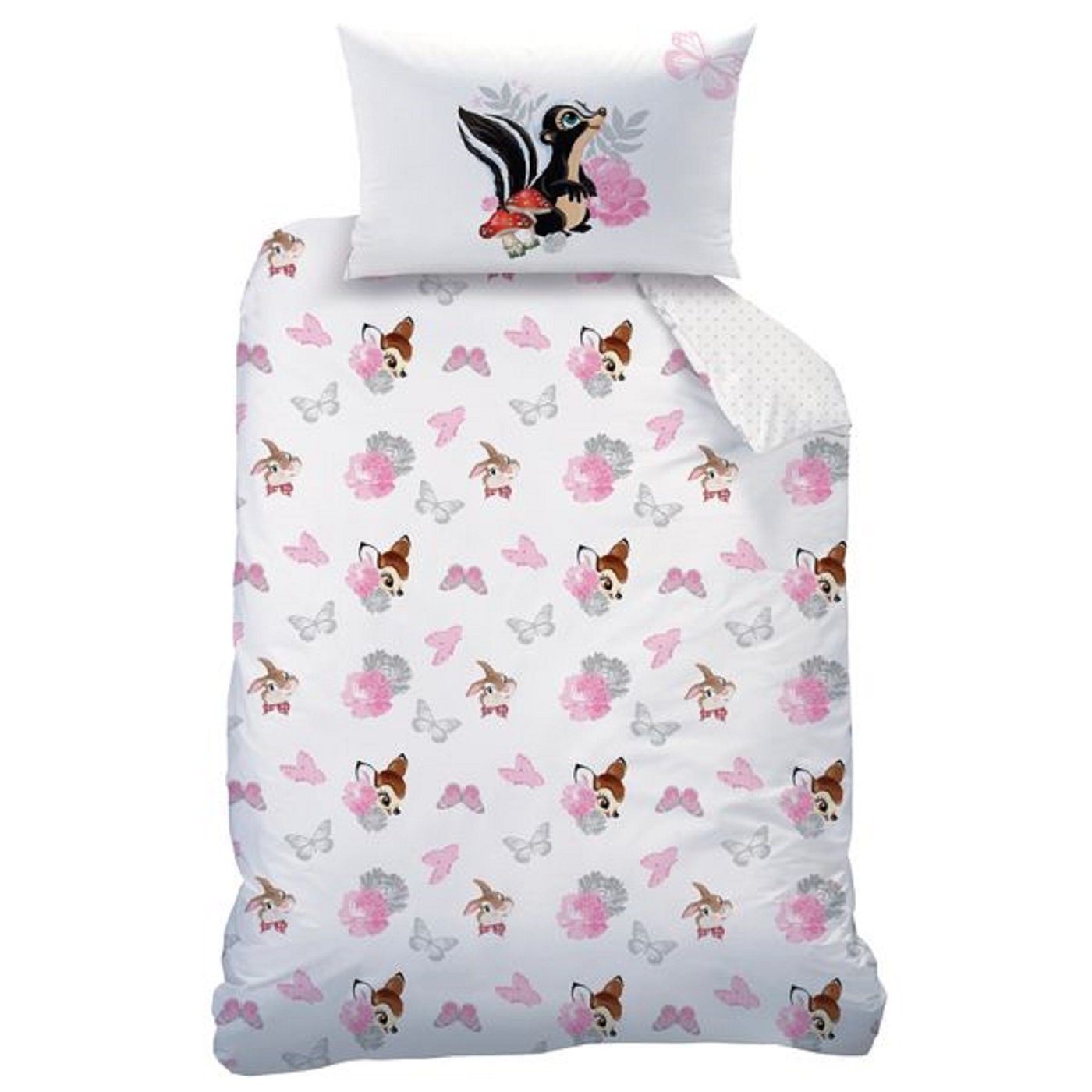 Disney Babybettwäsche Baby Flanell Wende Bettwäsche Disney Bambi 100 x 135 günstig online kaufen