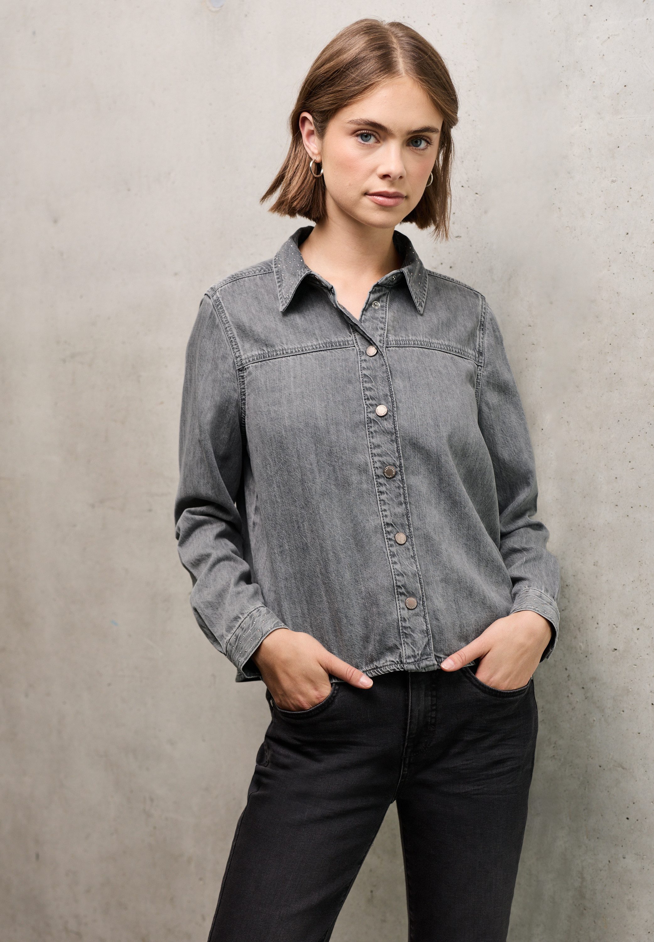 STREET ONE STUDIO Kurzjacke mit Knopfleiste günstig online kaufen