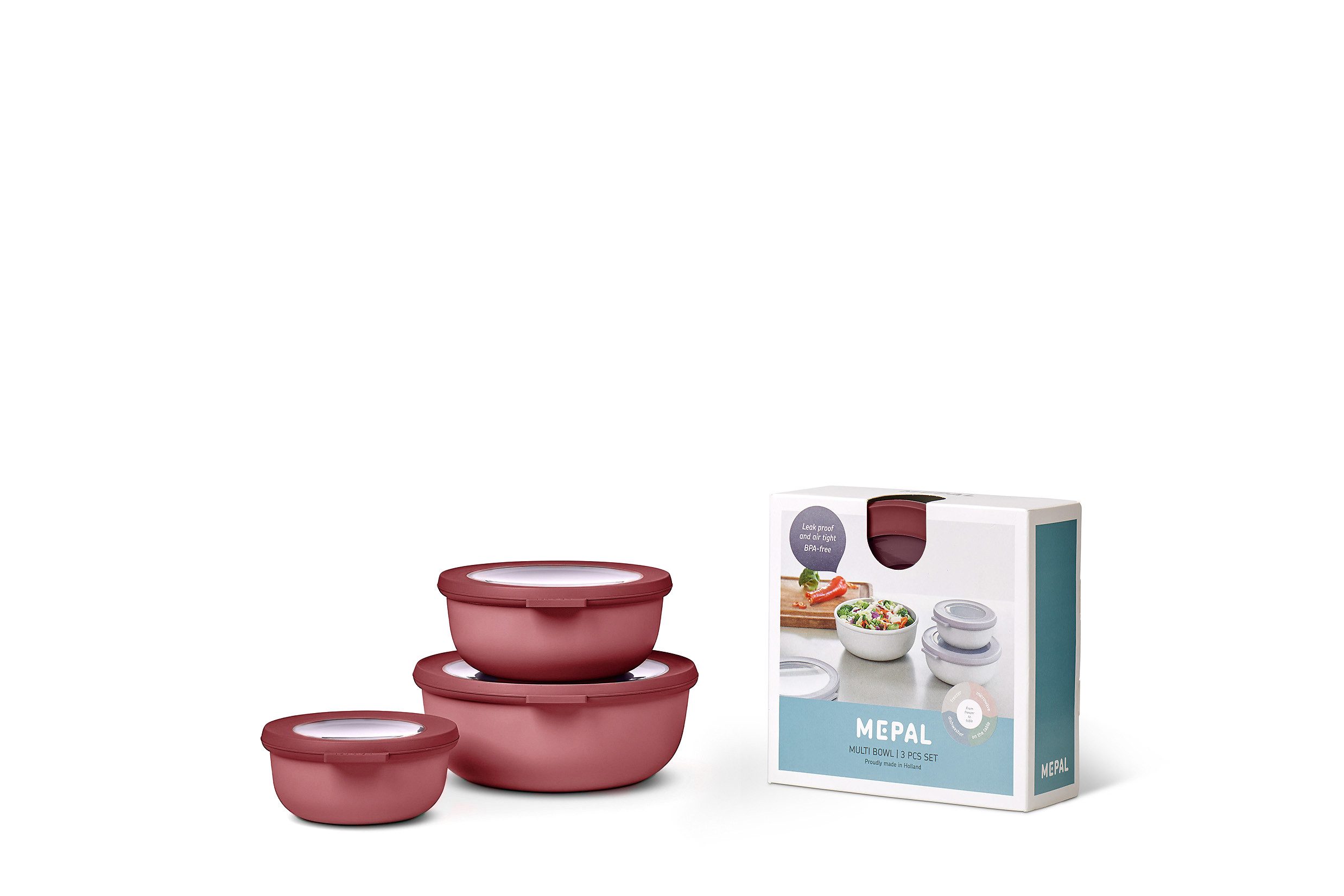 Mepal Aufbewahrungsbox Mepal Cirqula 2.35 l Mikrowellengeschir - Vivid mauve