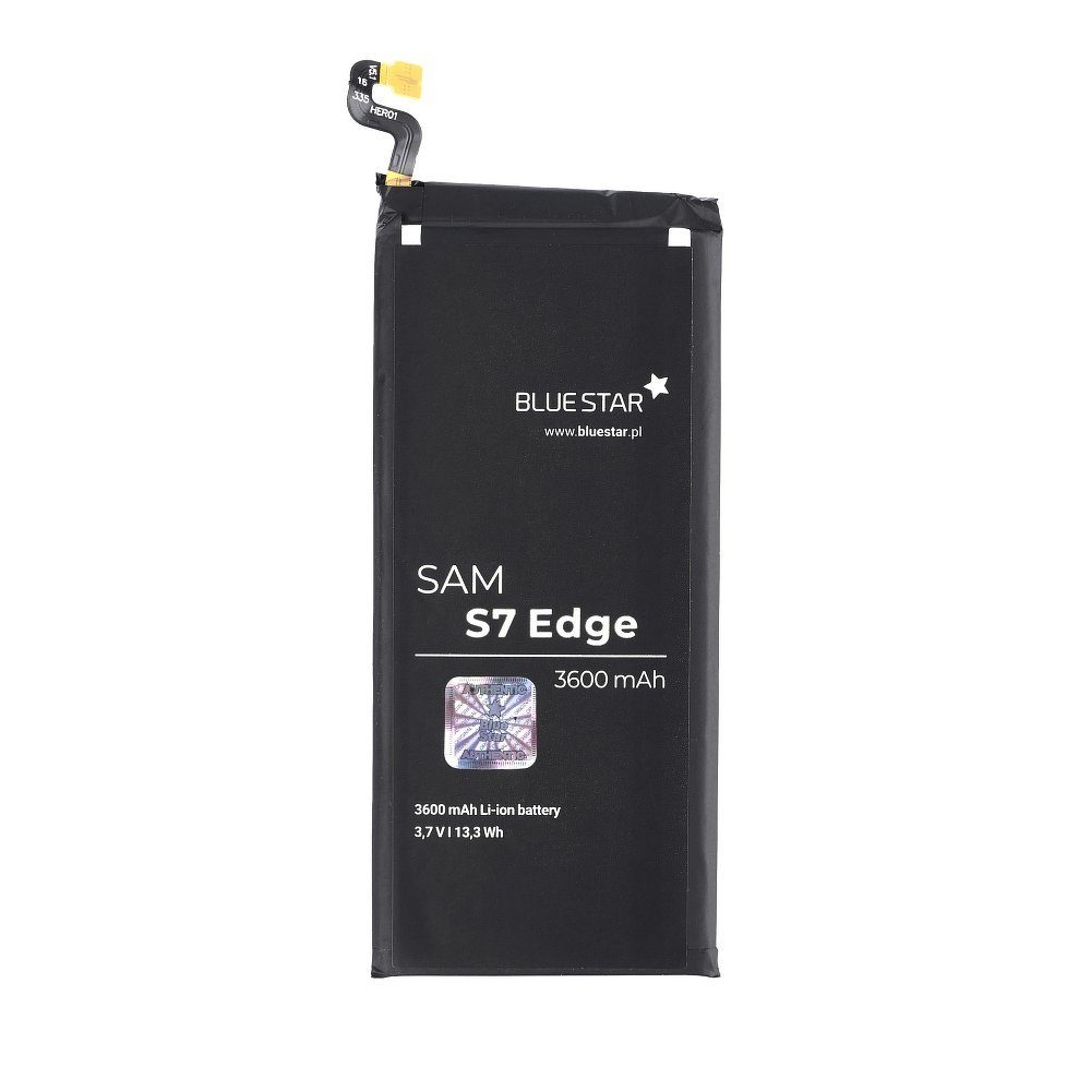 BlueStar Akku Ersatz kompatibel mit Samsung Galaxy S7 Edge SM-G935 3600mAh 3,6V Li-lon Austausch Batterie Accu EB-BG935ABE Smartphone-Akku