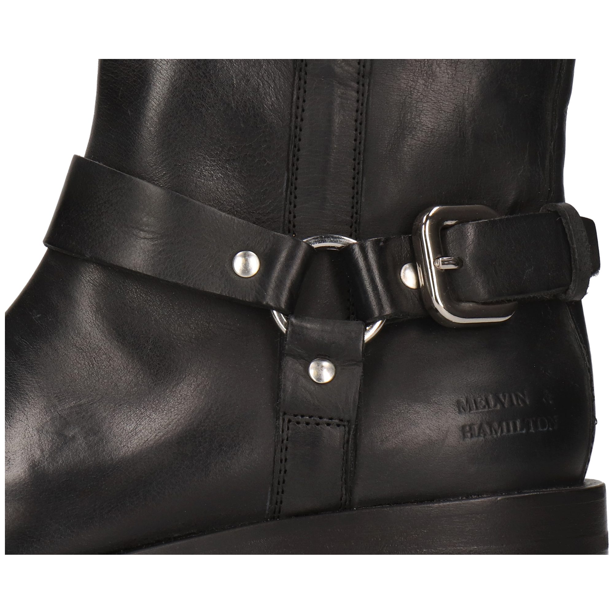 Melvin & Hamilton Sadie 2 Leder-Stiefeletten für Damen Stiefelette Flache Absätze, Echtes Leder, Vegetabile Gerbung