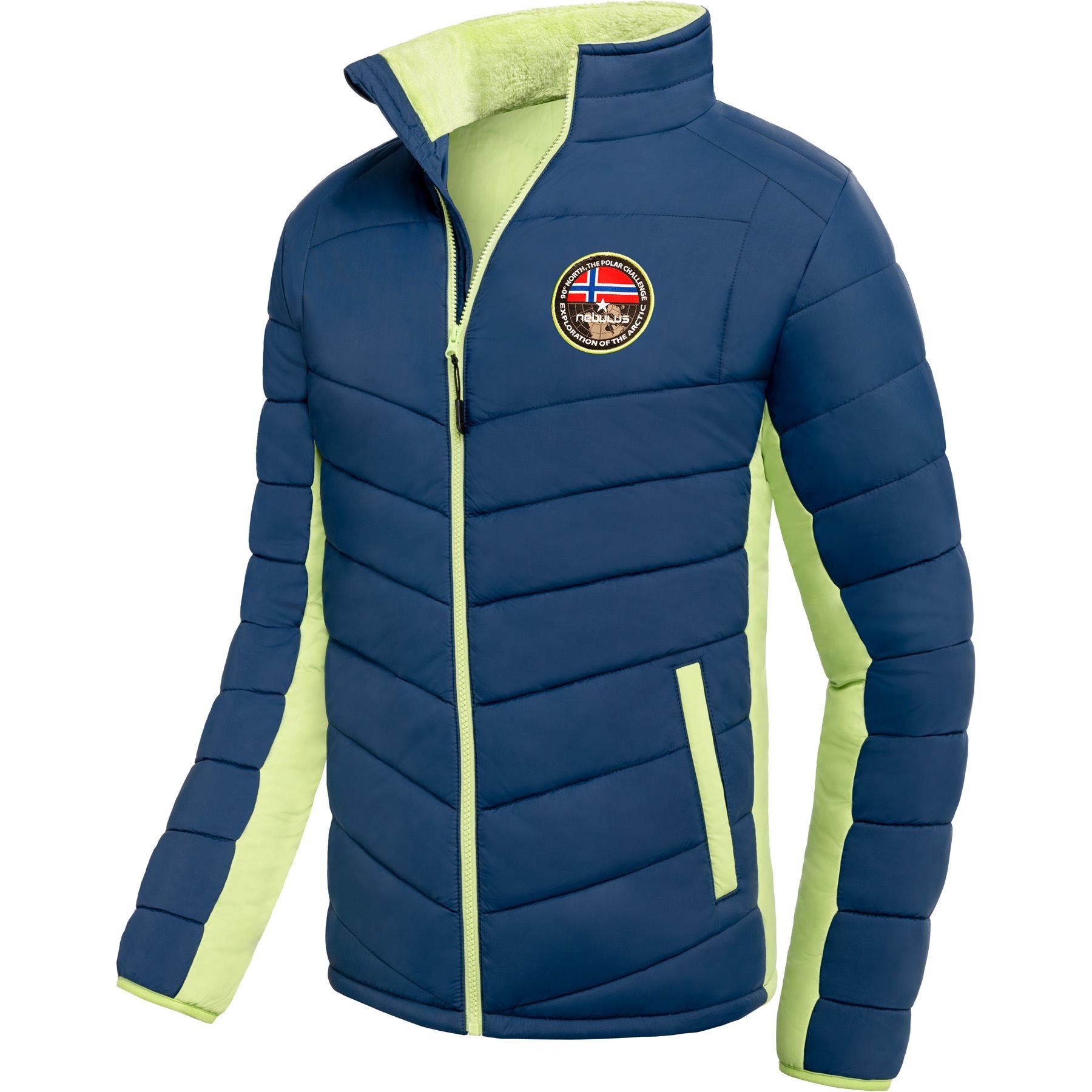 Nebulus Winterjacke GENIUS, P5854 - Herren, navy-lime, M